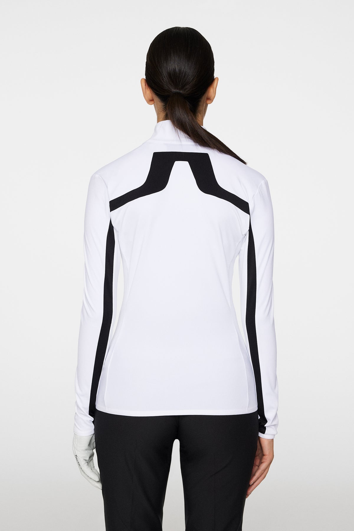 Janice Mid Layer in White by J.Lindeberg