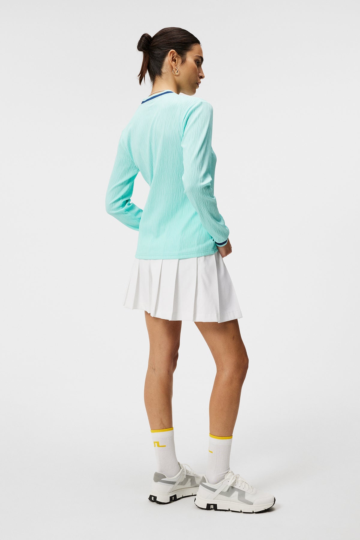 Leonor Mid Layer in Aruba Blue by J.Lindeberg