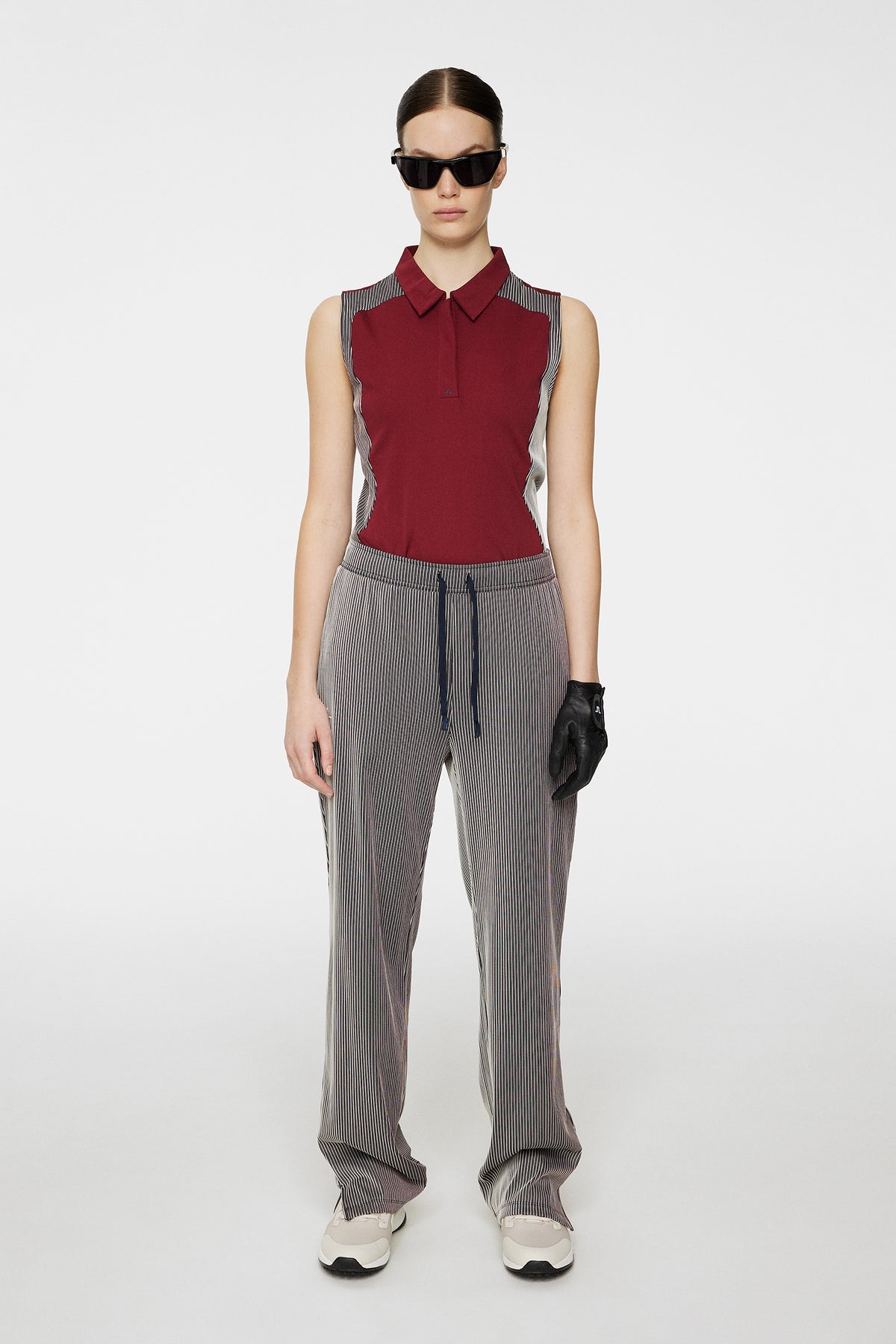 Nelly Pant in Cabernet by J.Lindeberg
