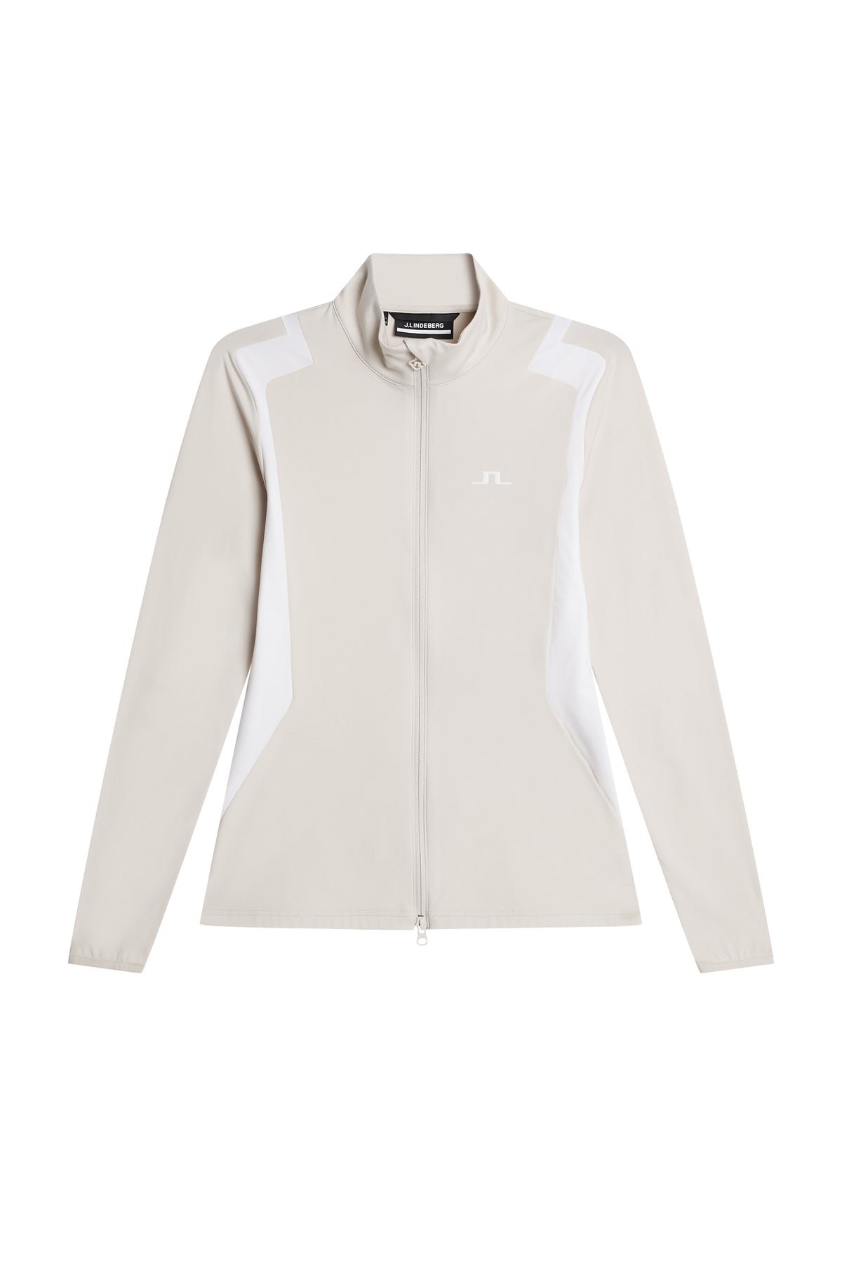 Mae Zip Mid Layer in Moonbeam by J.Lindeberg