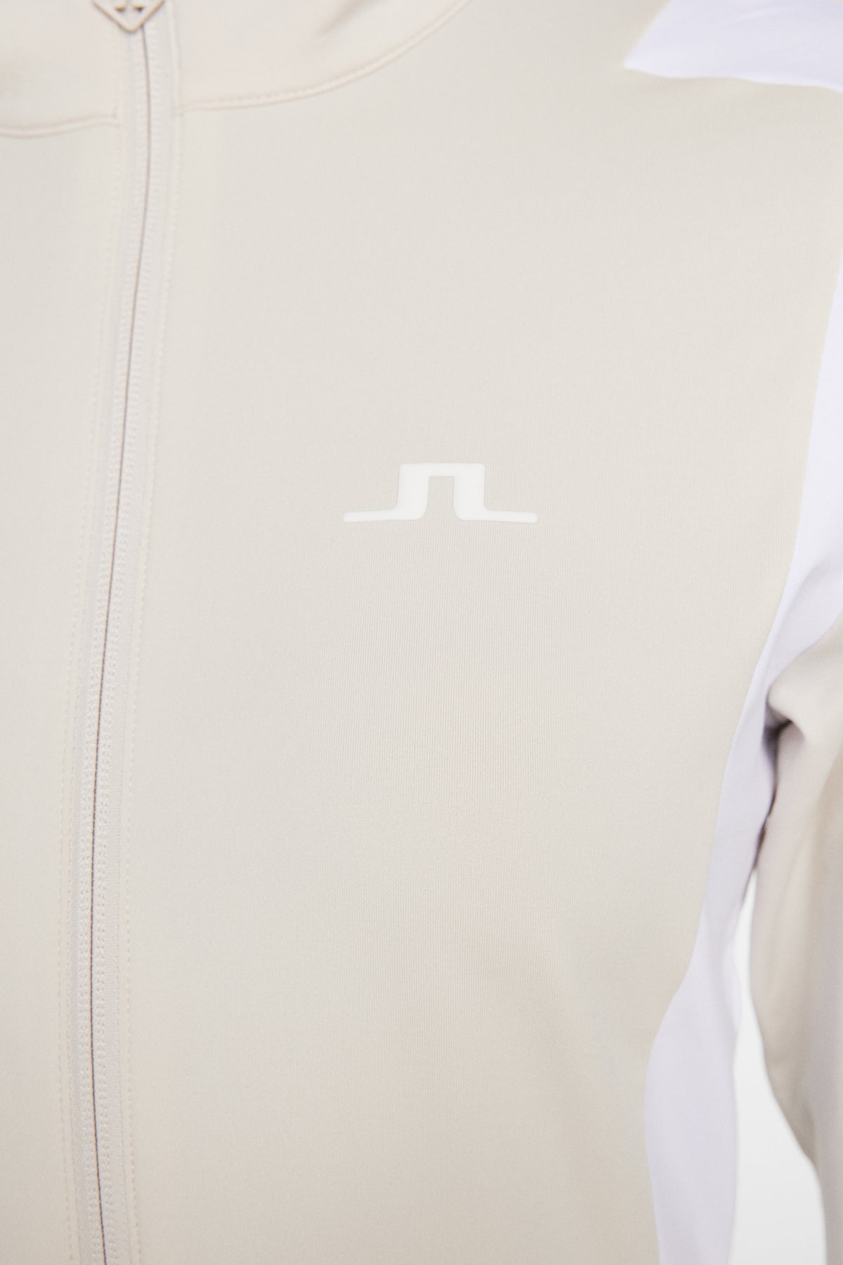 Mae Zip Mid Layer in Moonbeam by J.Lindeberg