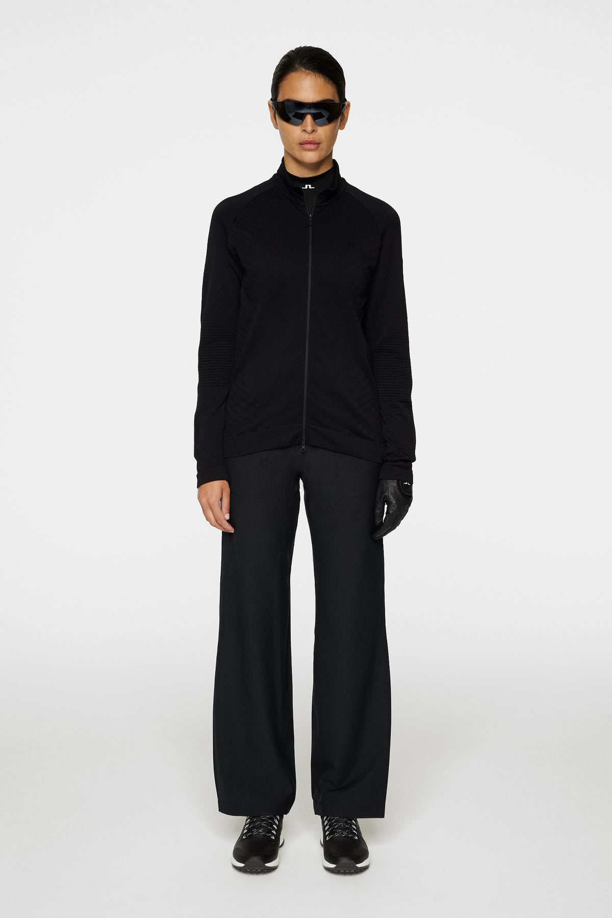 Elowen Seamless Mid Layer in Black by J.Lindeberg