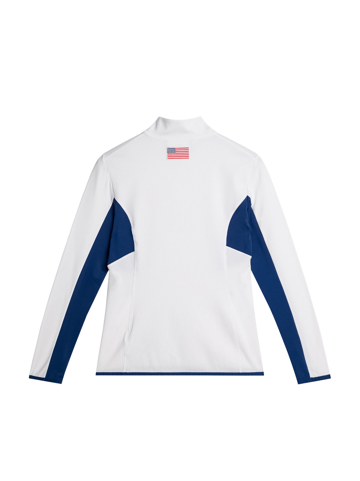 Charlene Half Zip in White by J.Lindeberg