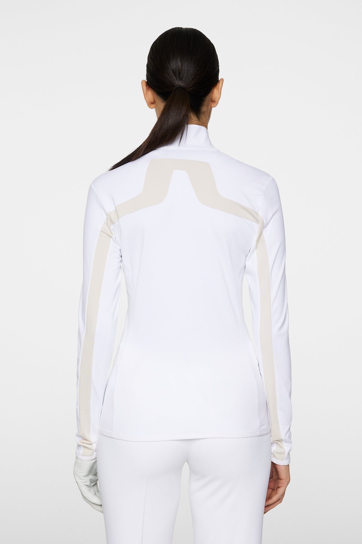 Seasonal Janice Mid Layer in White by J.Lindeberg