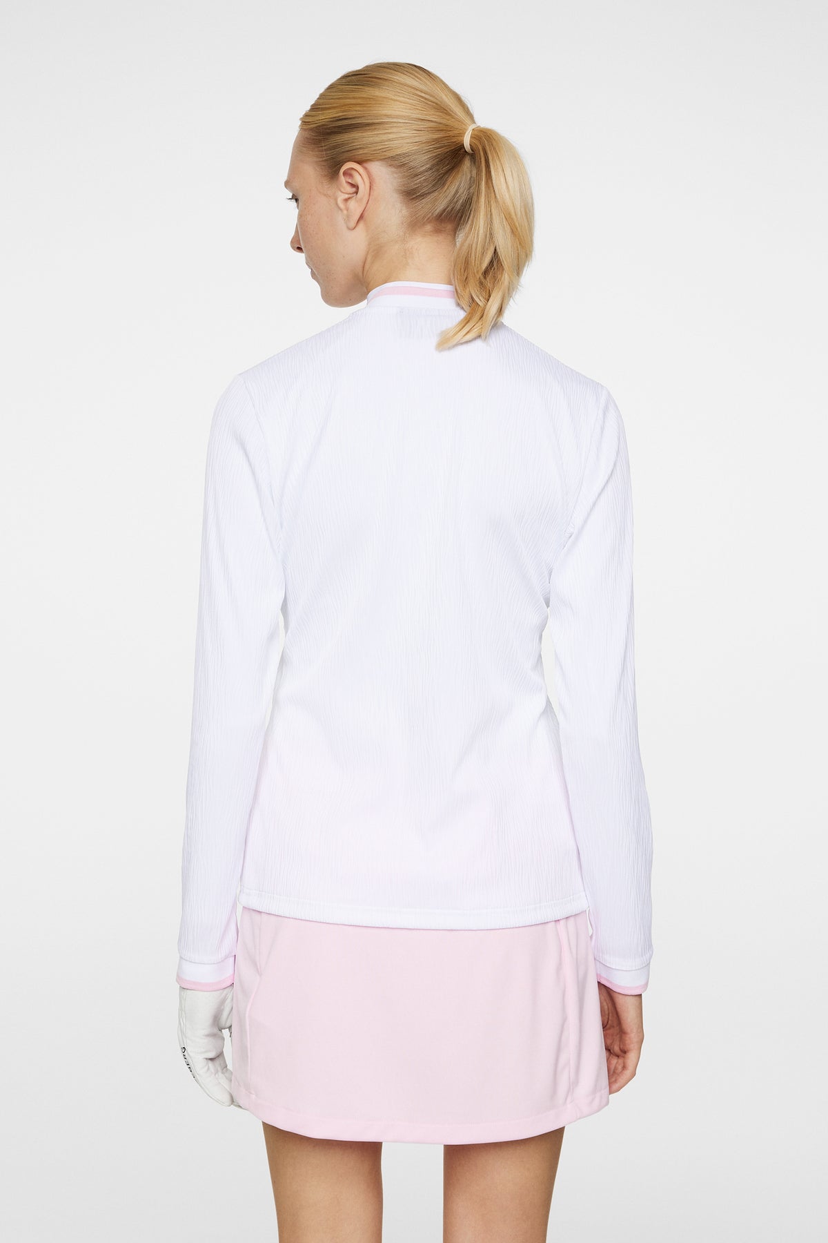 Susanna Mid Layer in White by J.Lindeberg