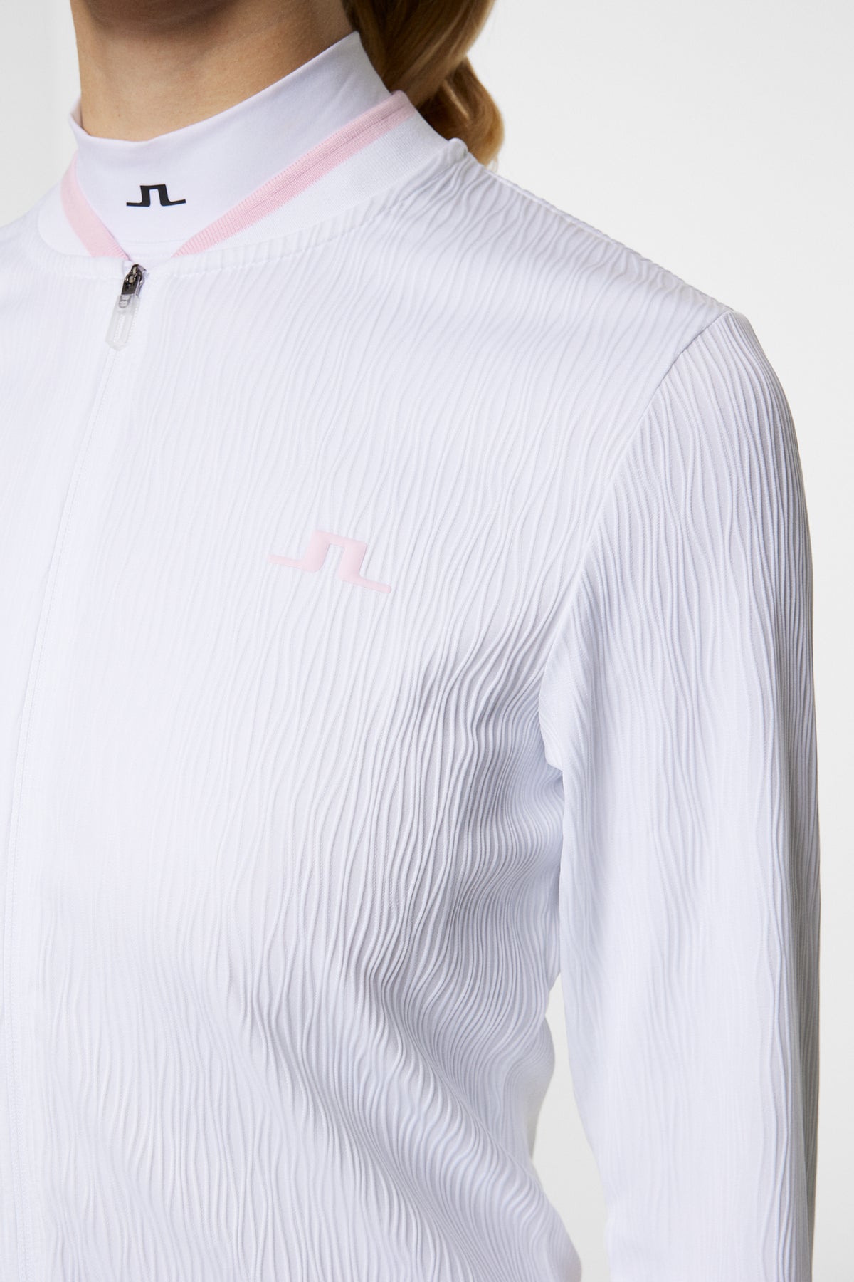 Susanna Mid Layer in White by J.Lindeberg