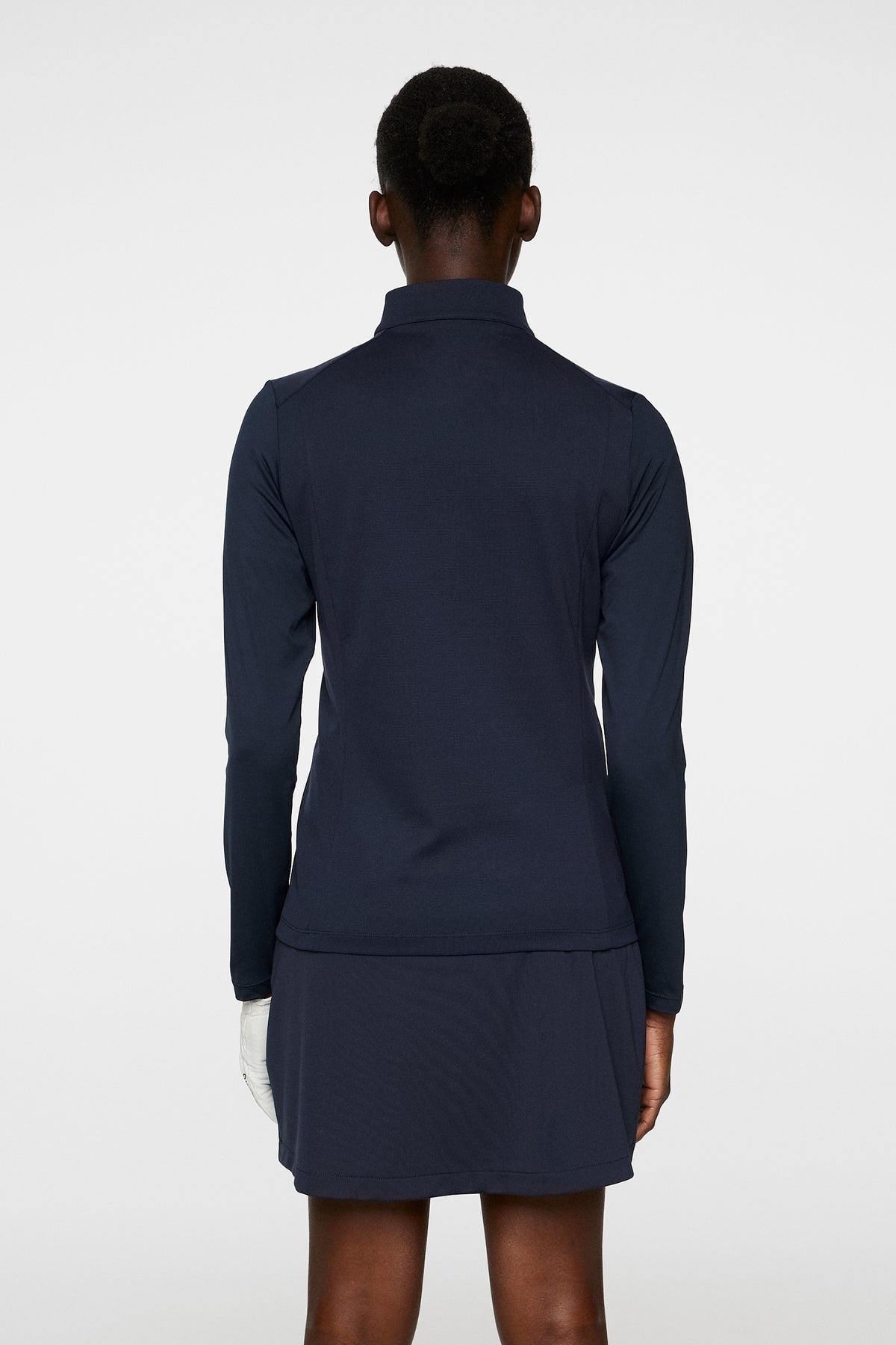 Cindy Quarter Zip Mid Layer in JL Navy by J.Lindeberg