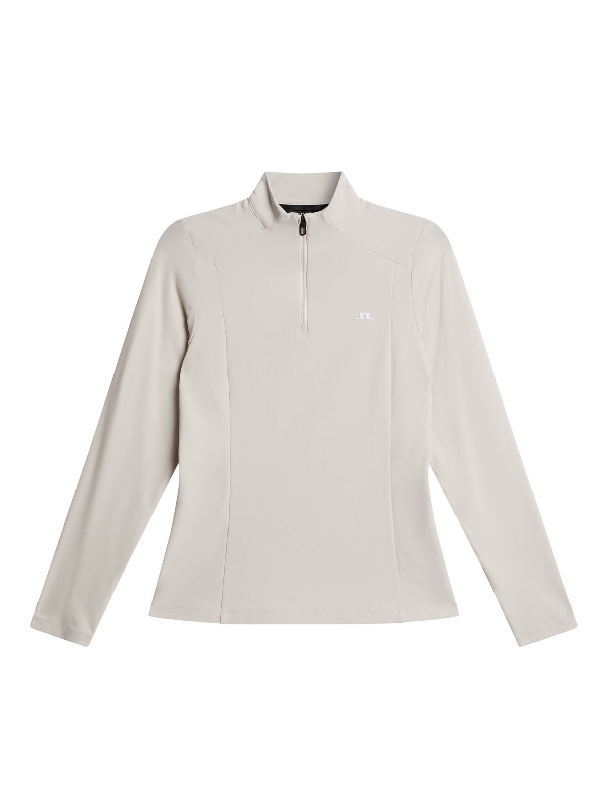 Cindy Quarter Zip Mid Layer in Moonbeam by J.Lindeberg