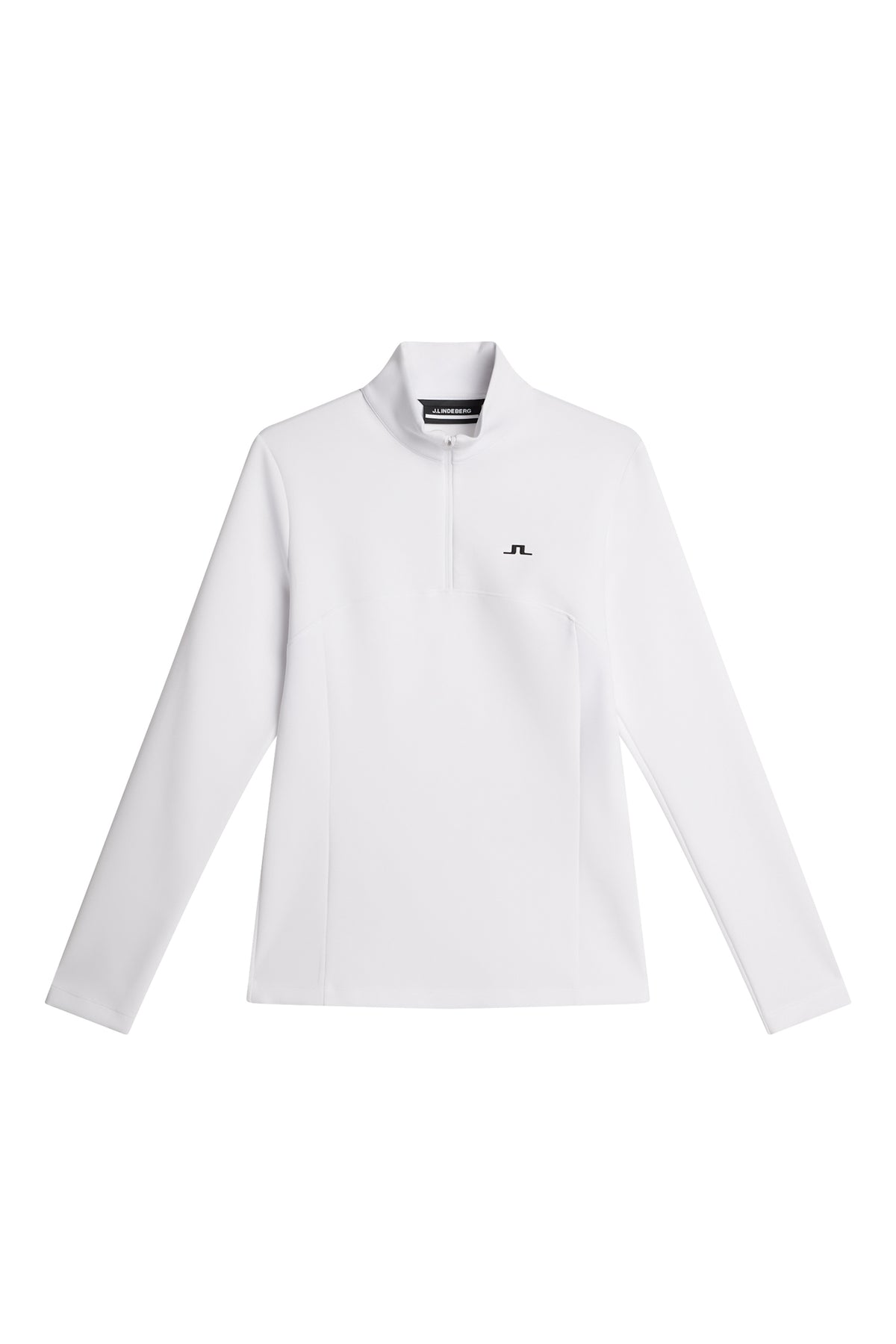 Lorelei Quarter Zip Mid Layer in White by J.Lindeberg