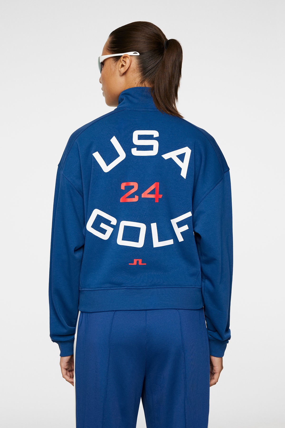 Lamia Sweatshirt in Estate Blue by J.Lindeberg