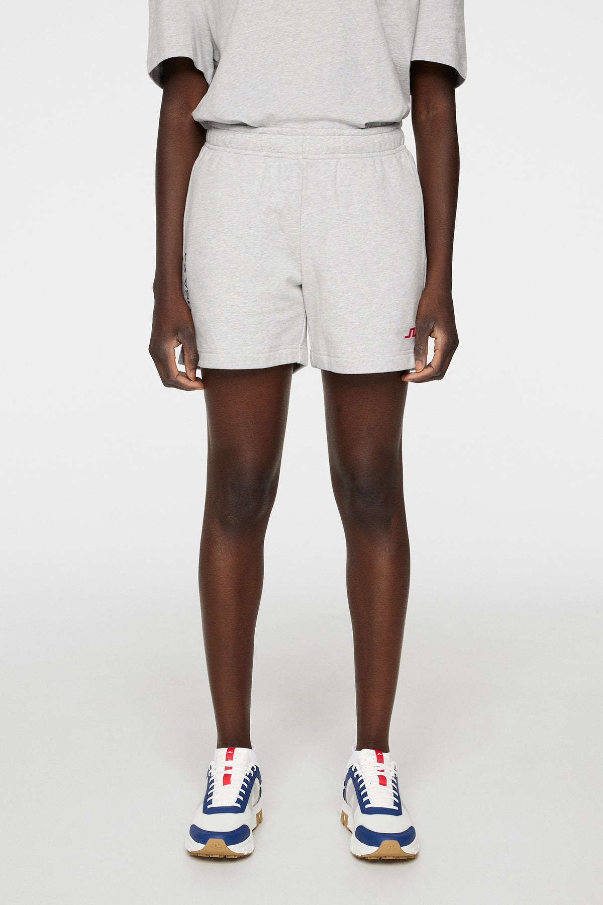 Ariella Pants in Light Grey Melange by J.Lindeberg