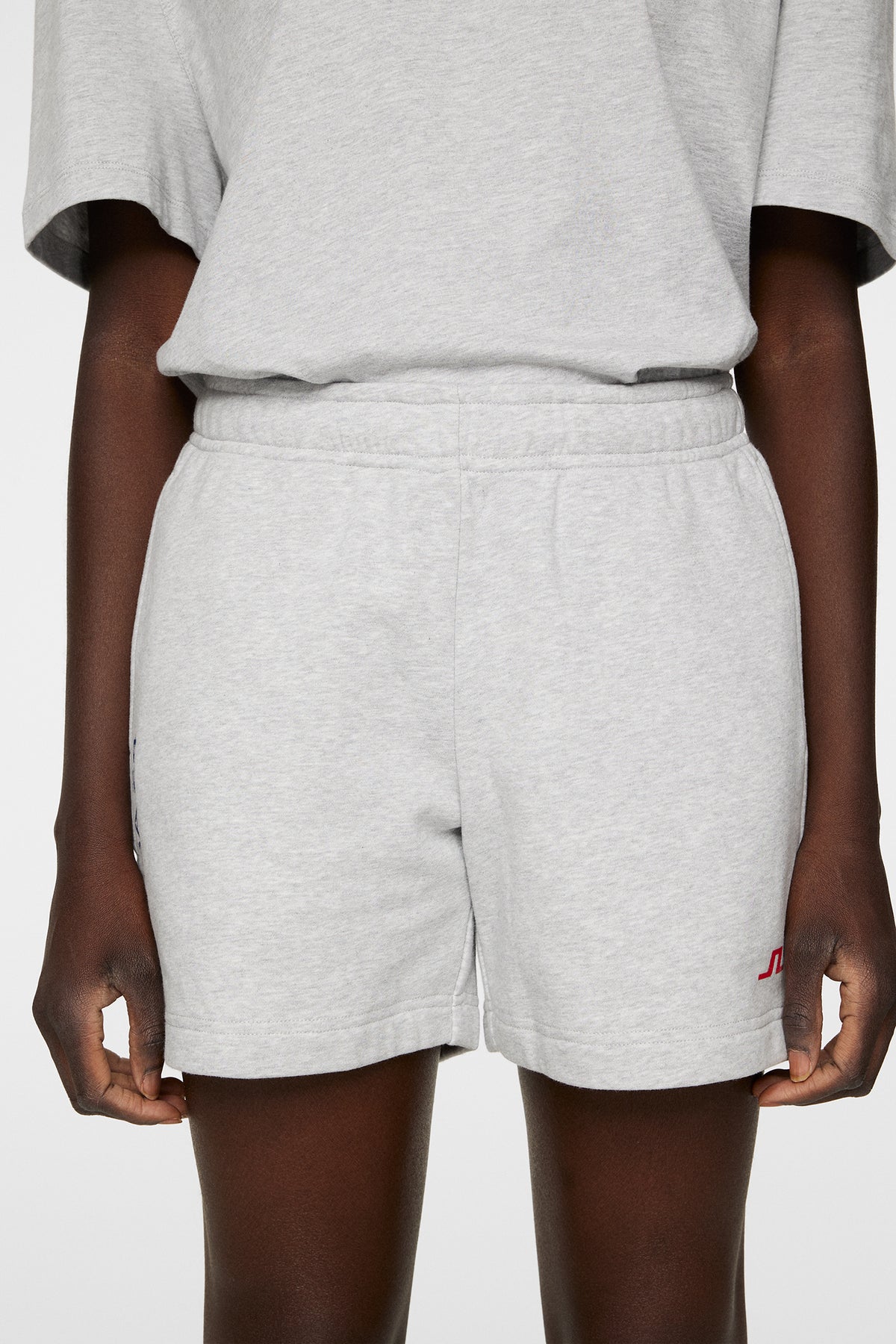Ariella Pants in Light Grey Melange by J.Lindeberg