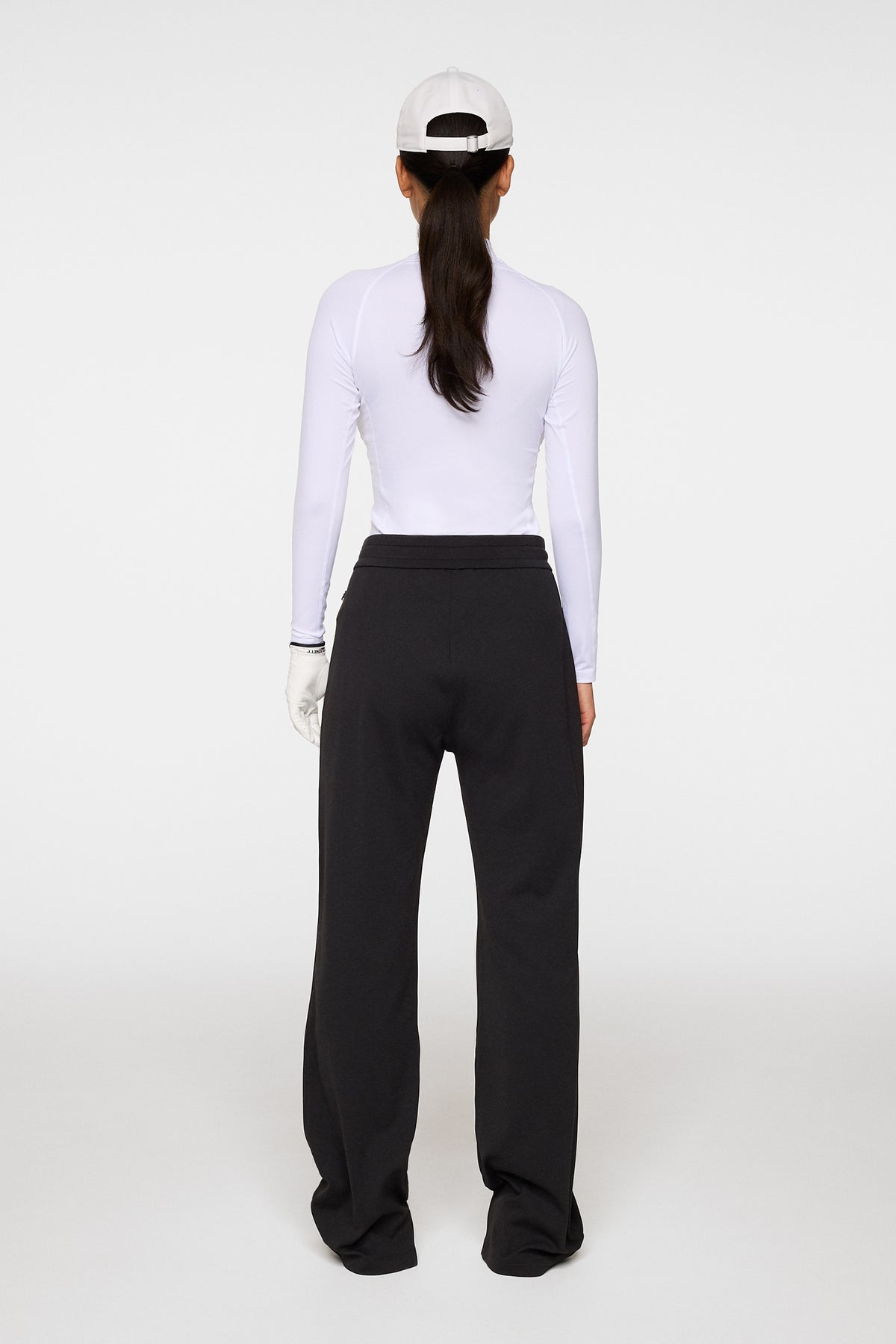 Harmony Jersey Pants in Black by J.Lindeberg
