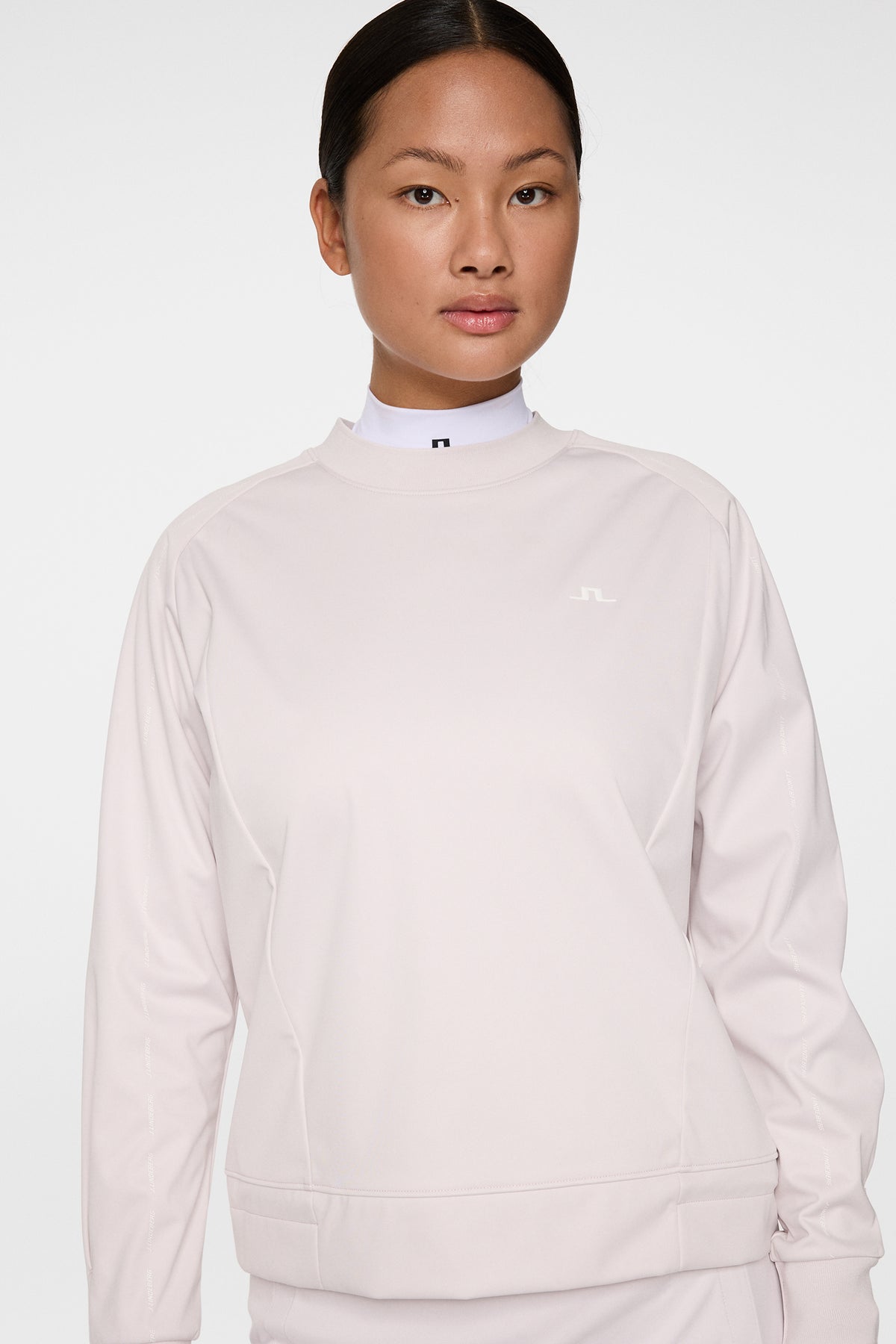 Lucy Windblock Sweatshirt in Grey Lilac by J.Lindeberg