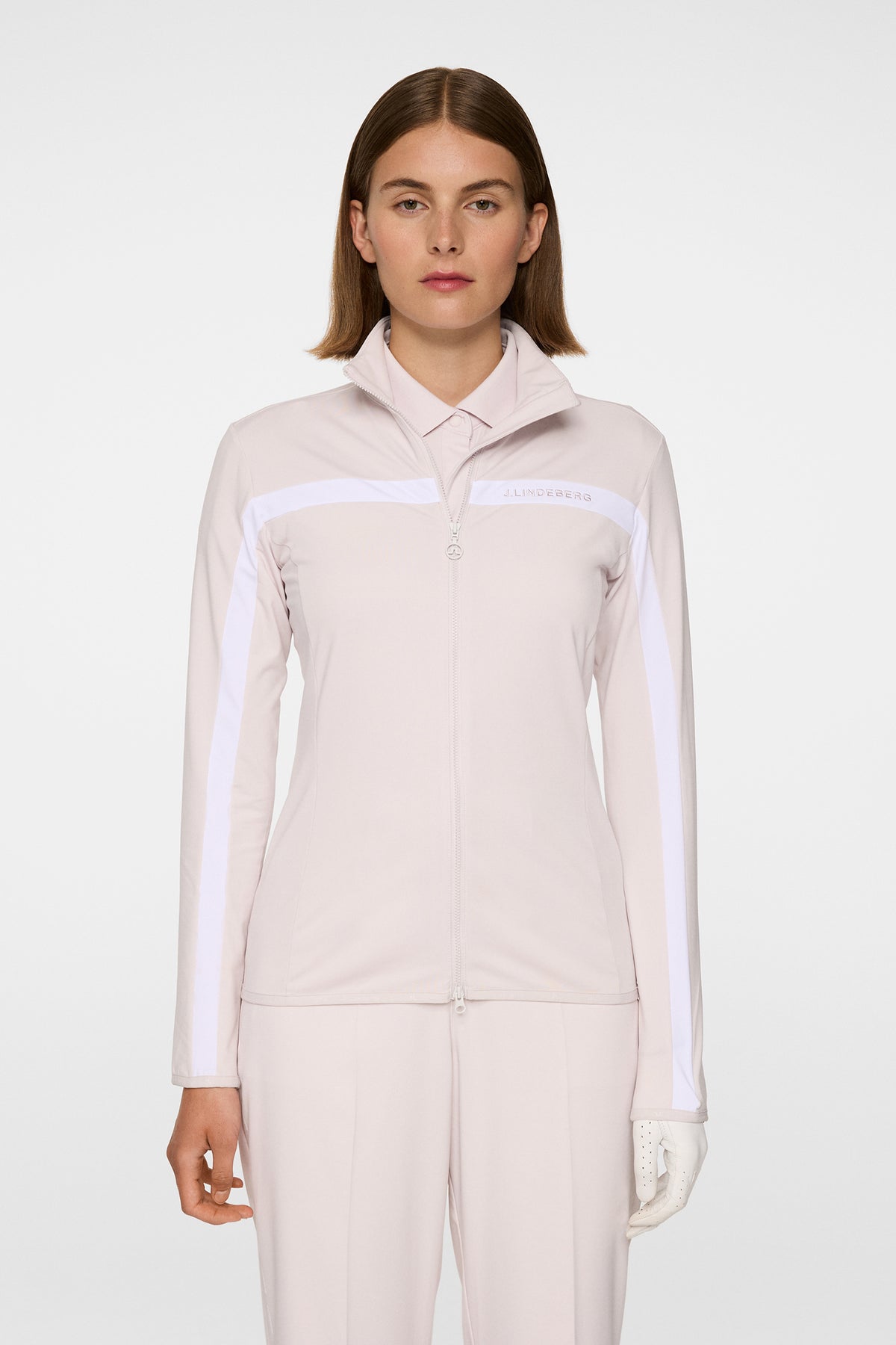 Seasonal Janice Mid Layer in Grey Lilac by J.Lindeberg