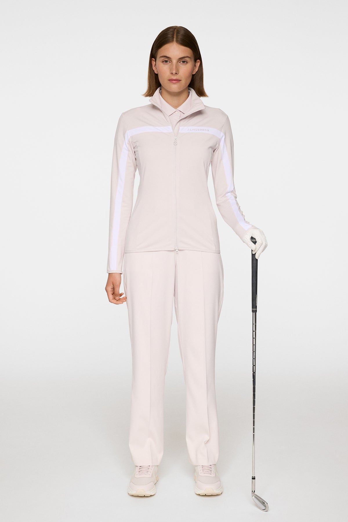 Seasonal Janice Mid Layer in Grey Lilac by J.Lindeberg