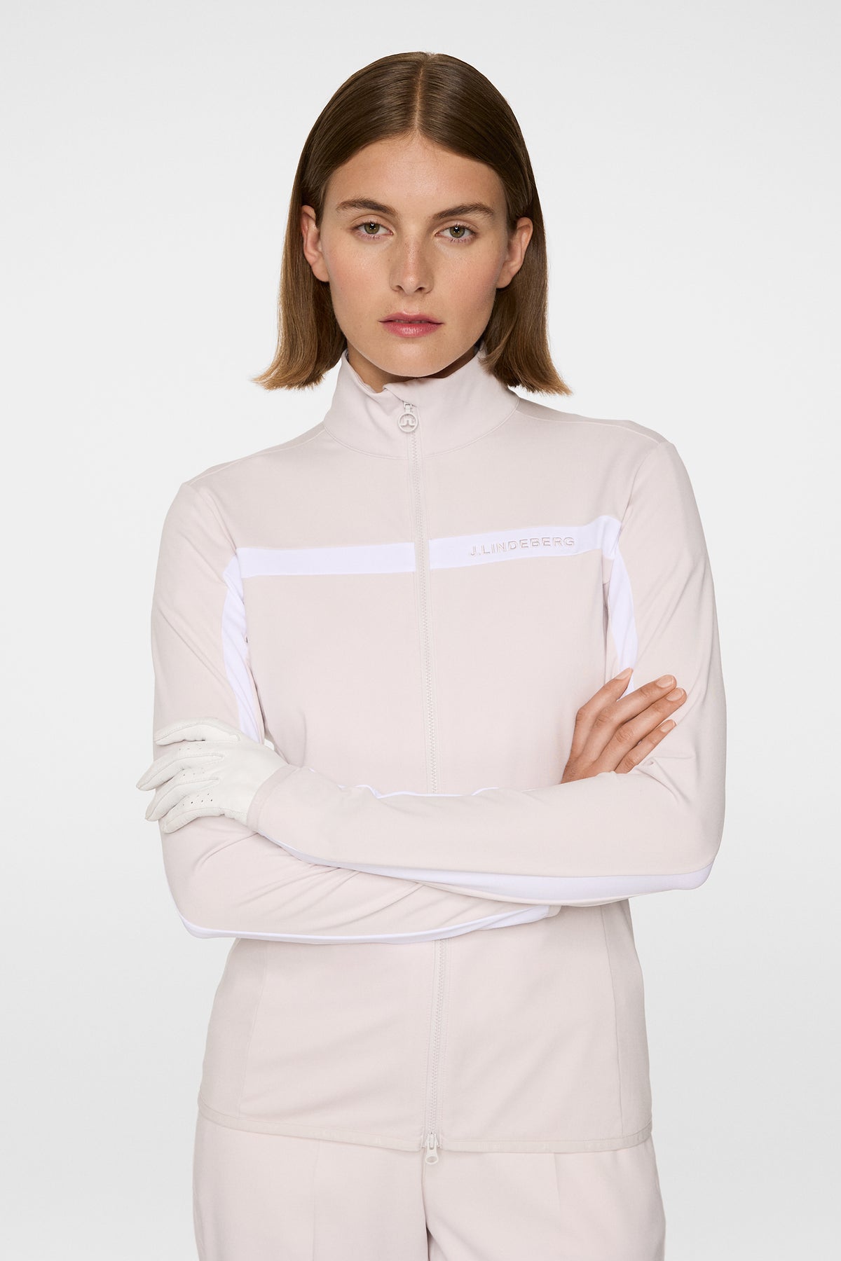 Seasonal Janice Mid Layer in Grey Lilac by J.Lindeberg