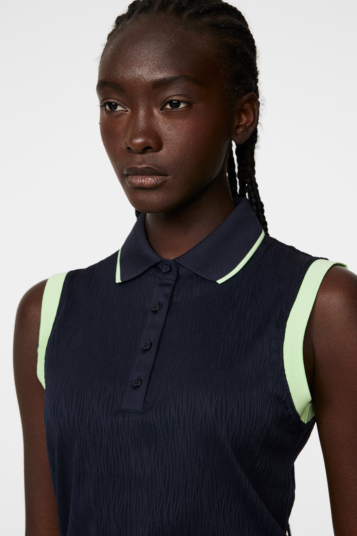 Lila Sleeveless Top in JL Navy by J.Lindeberg