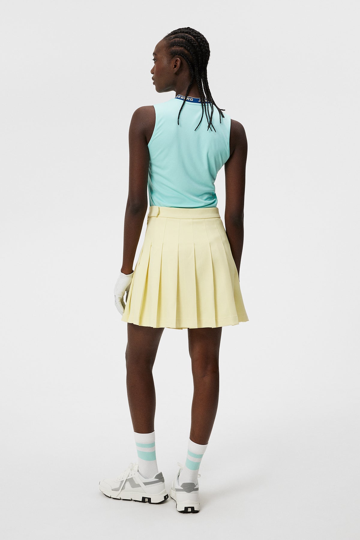 Leya Sleeveless Top in Aruba Blue by J.Lindeberg