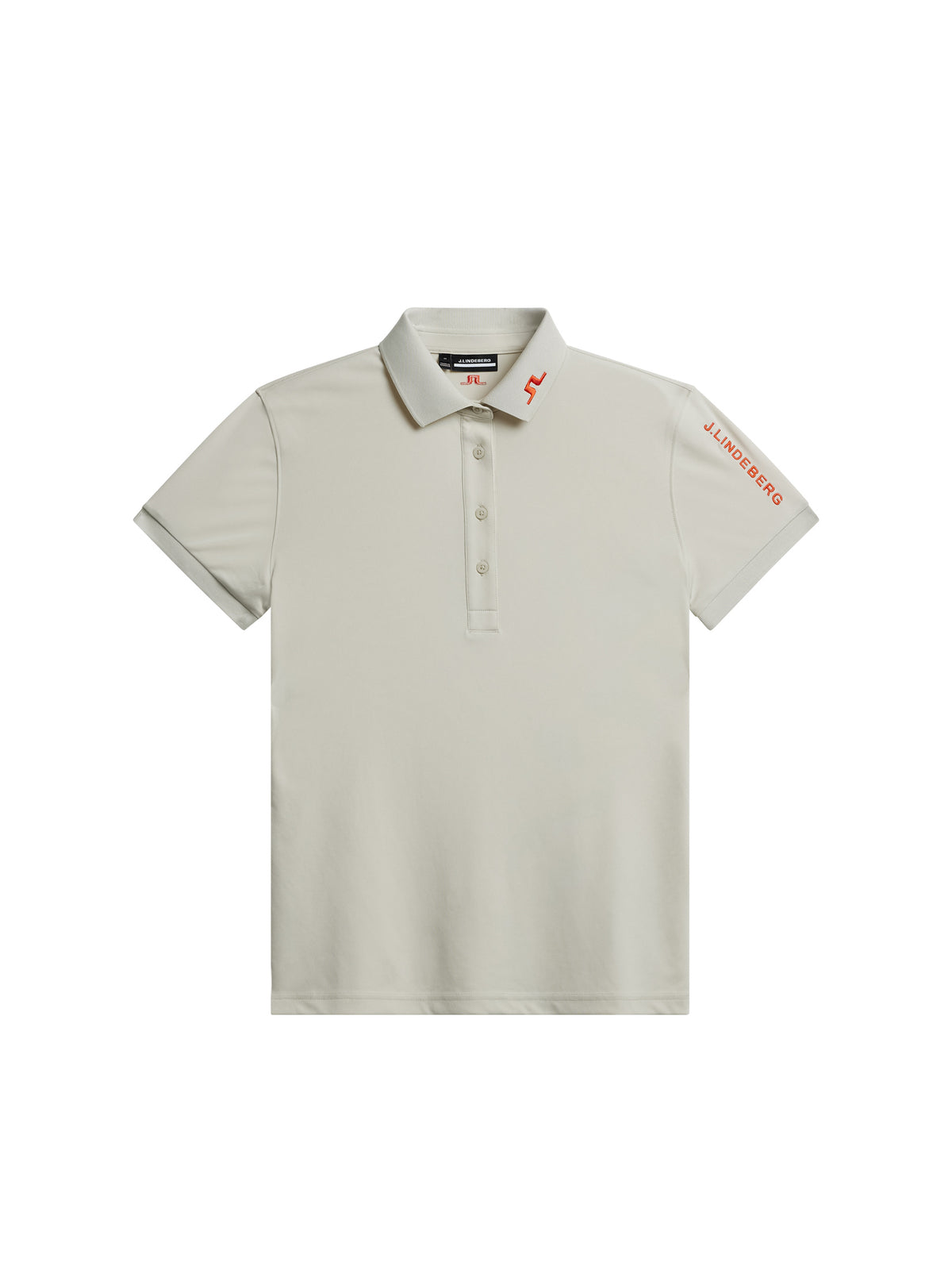 Tour Tech Polo in Almond Milk by J.Lindeberg