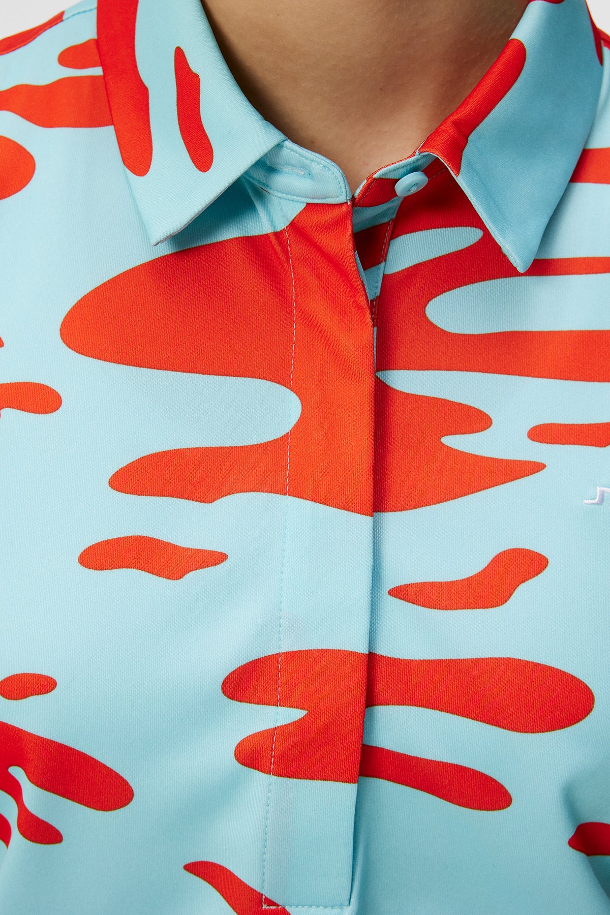 Dena Print Sleeveless Top in Neptune Atomizer by J.Lindeberg