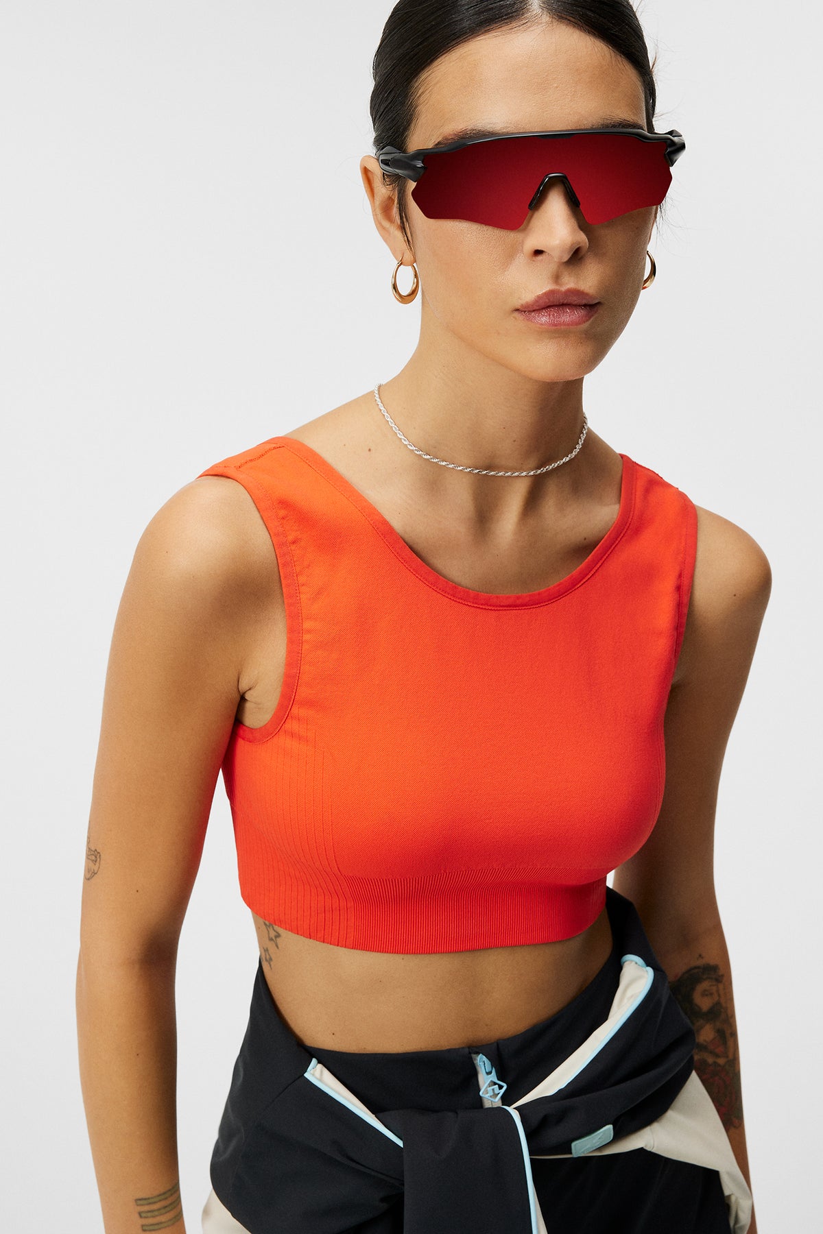 Rafiki Top in Tangerine Tango by J.Lindeberg