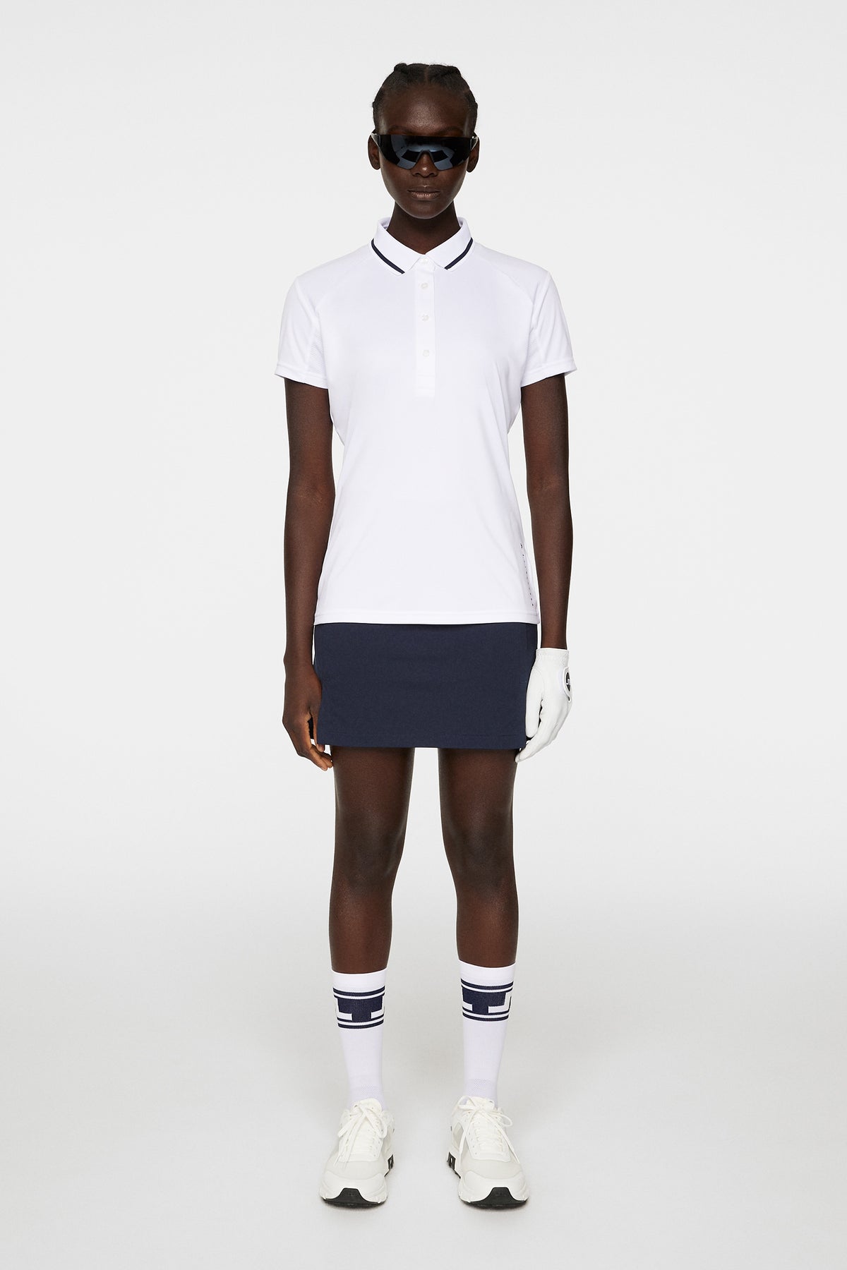 Rebecca Polo in White by J.Lindeberg