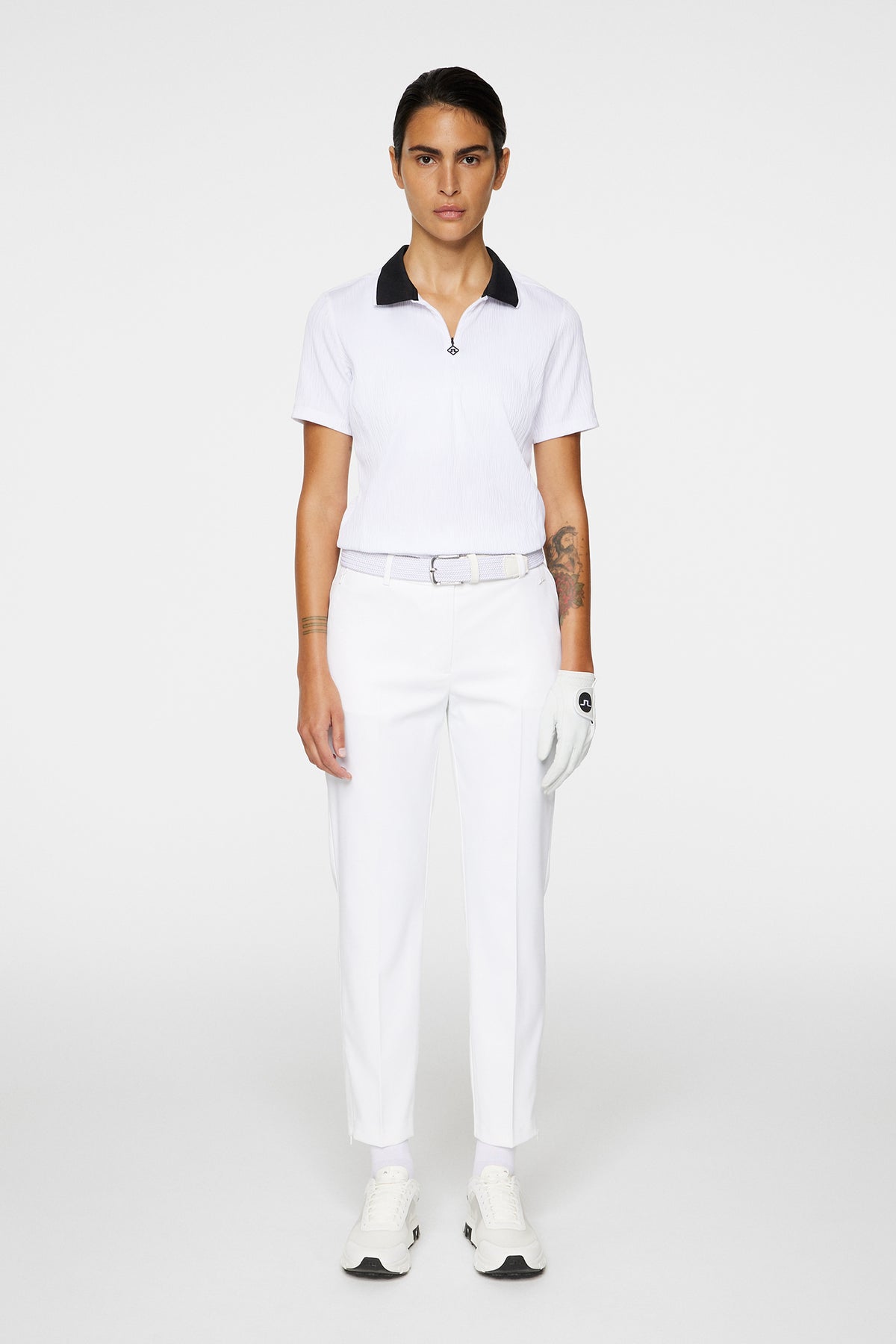 Izara Polo in White by J.Lindeberg
