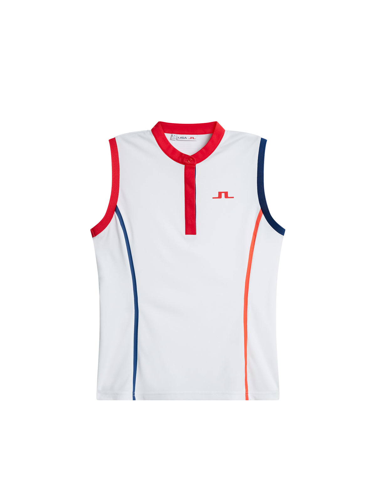 Daphne Sleeveless Top in White by J.Lindeberg