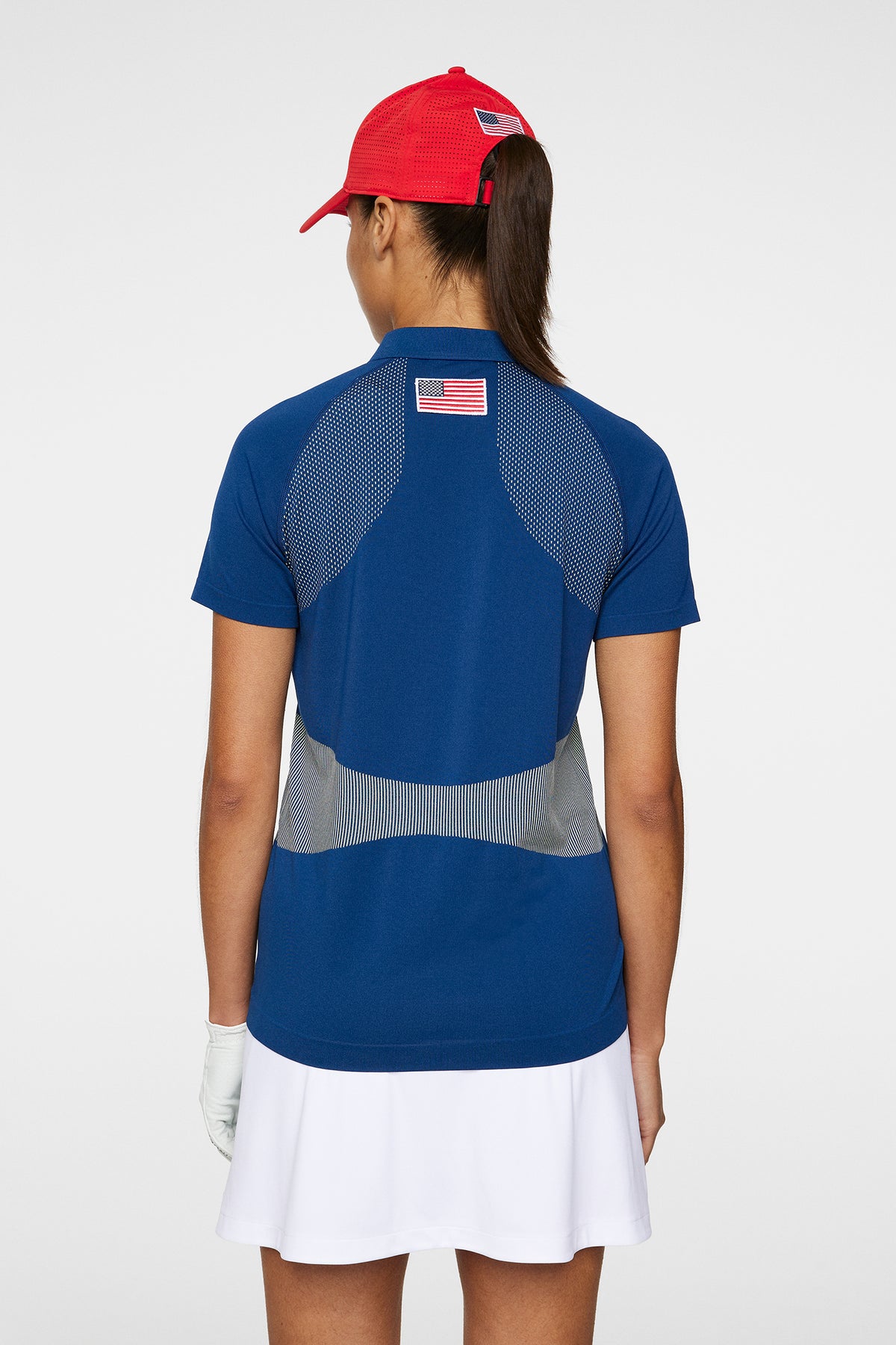 Alizee Seamless Polo in Estate Blue by J.Lindeberg