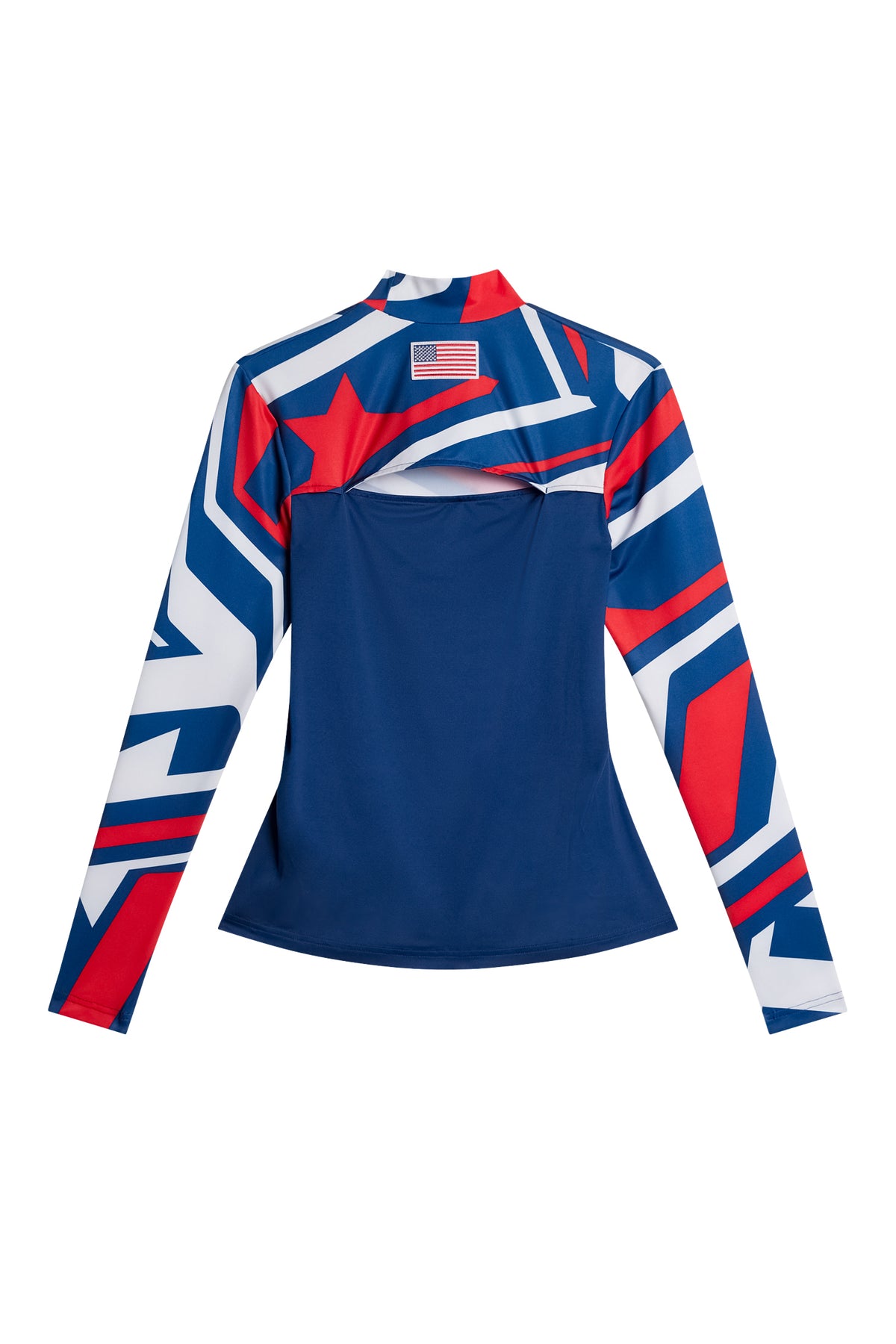 Sylvie Compression Top in US Golf Red by J.Lindeberg