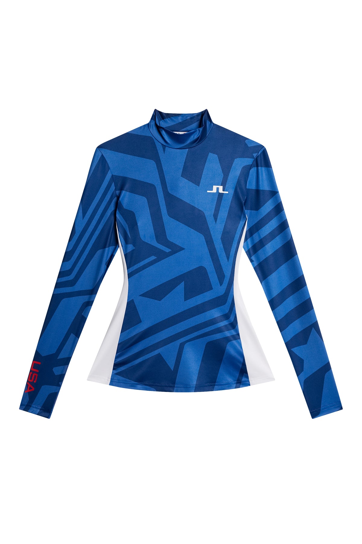 Sylvie Compression Top in US Golf Blue by J.Lindeberg