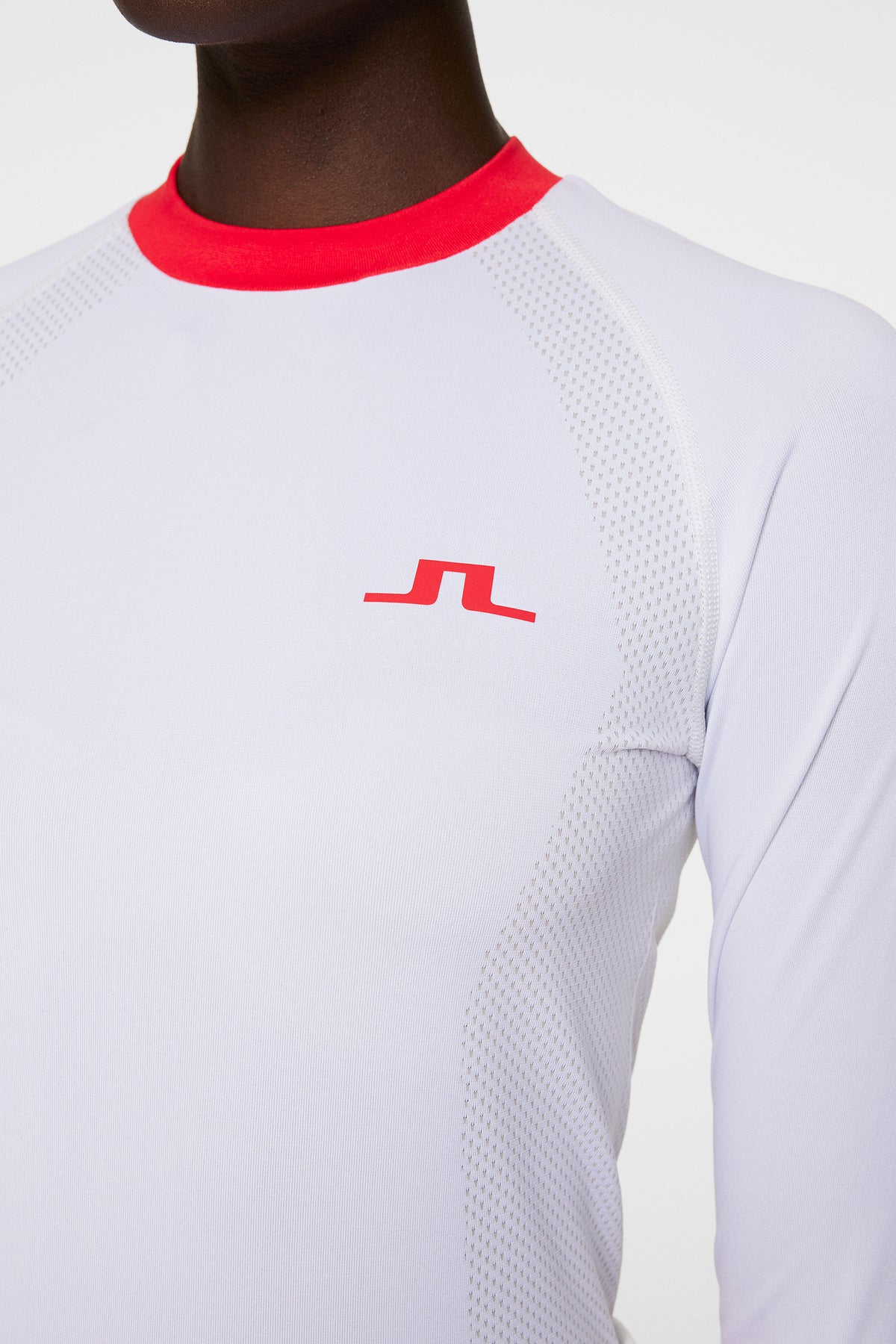 Joelle Seamless Longsleeve in White by J.Lindeberg