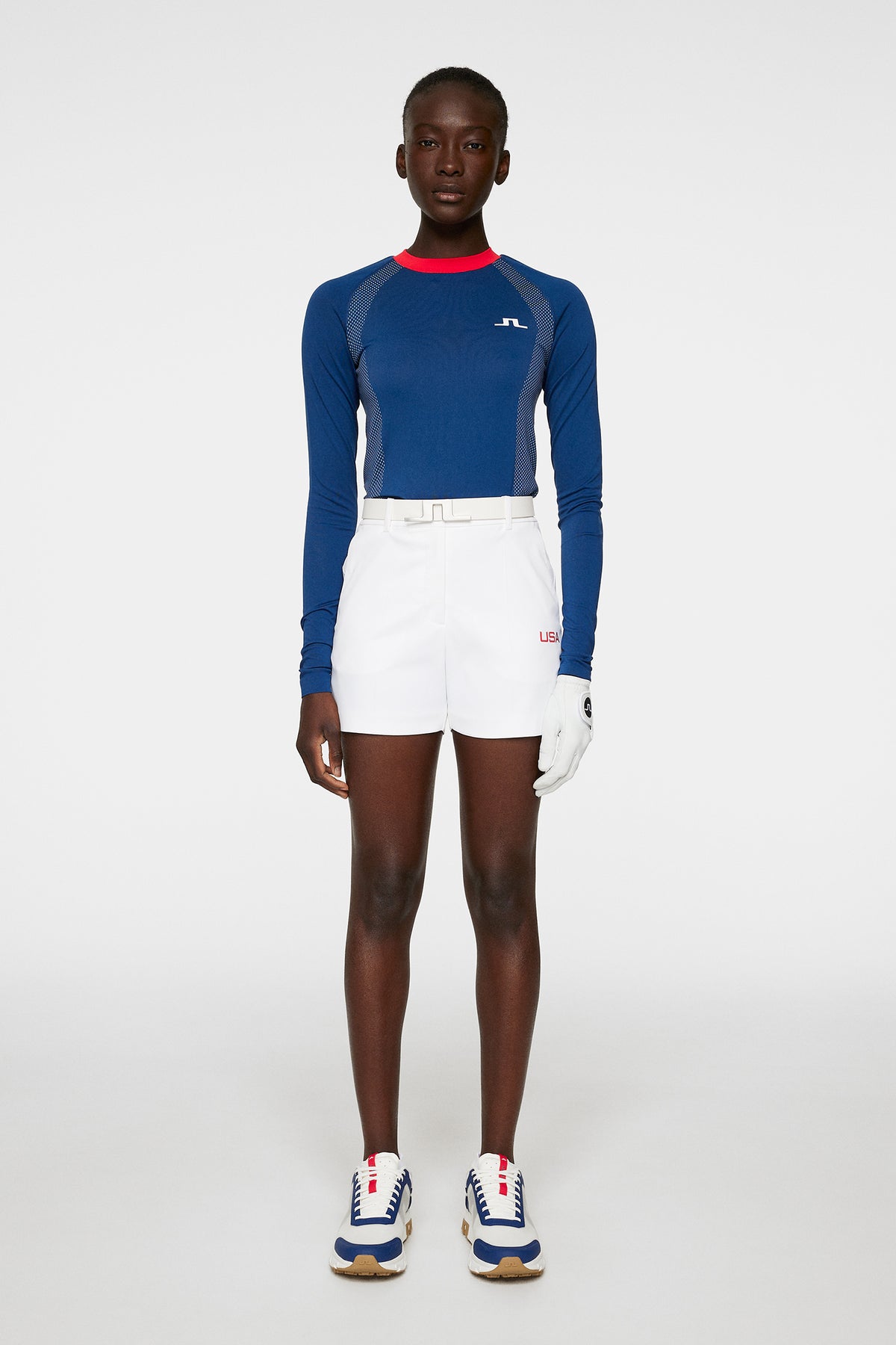 Joelle Seamless Longsleeve in Estate Blue by J.Lindeberg