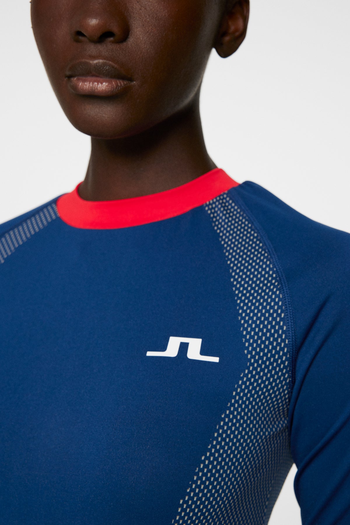 Joelle Seamless Longsleeve in Estate Blue by J.Lindeberg