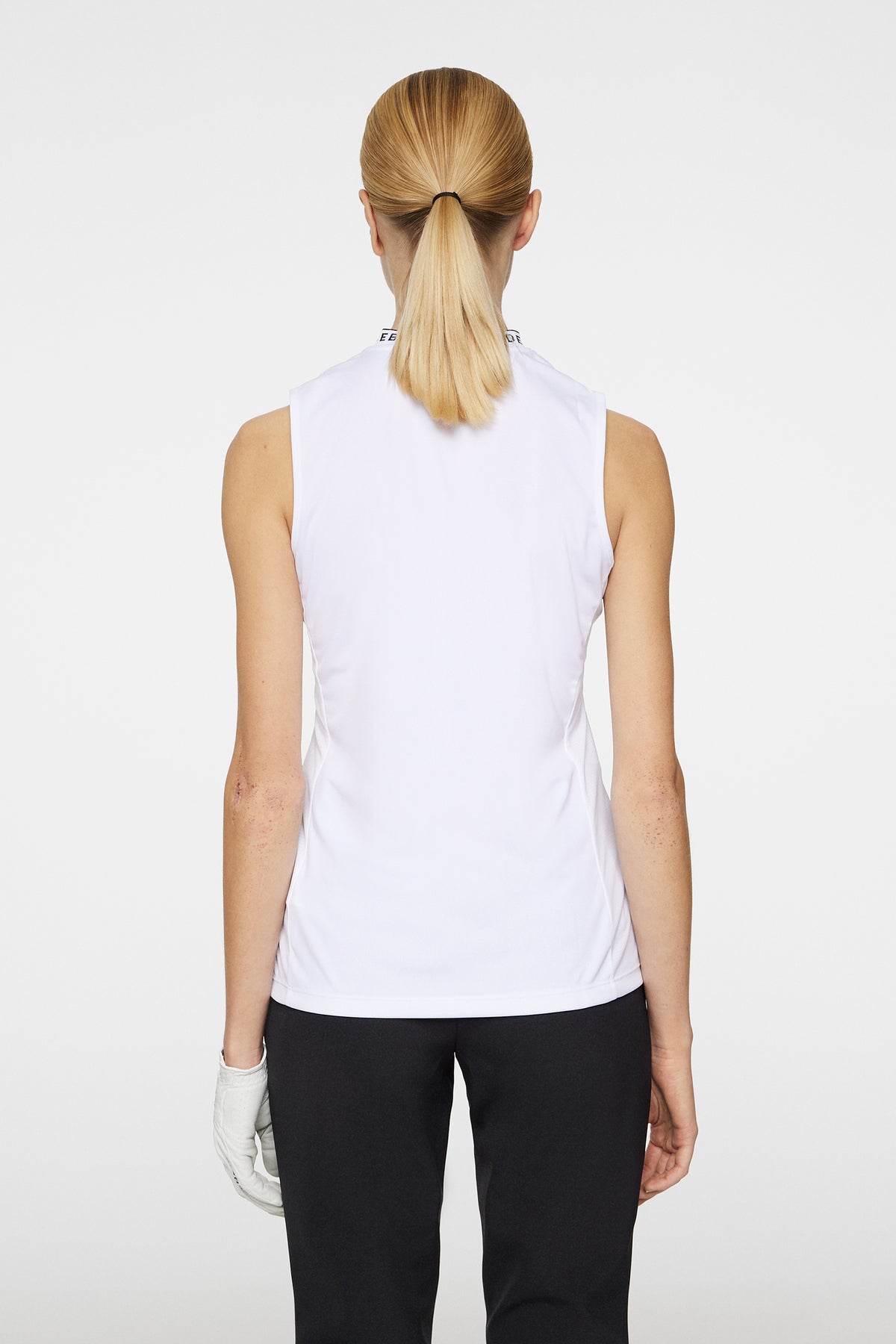 Leya Sleeveless Top in White by J.Lindeberg