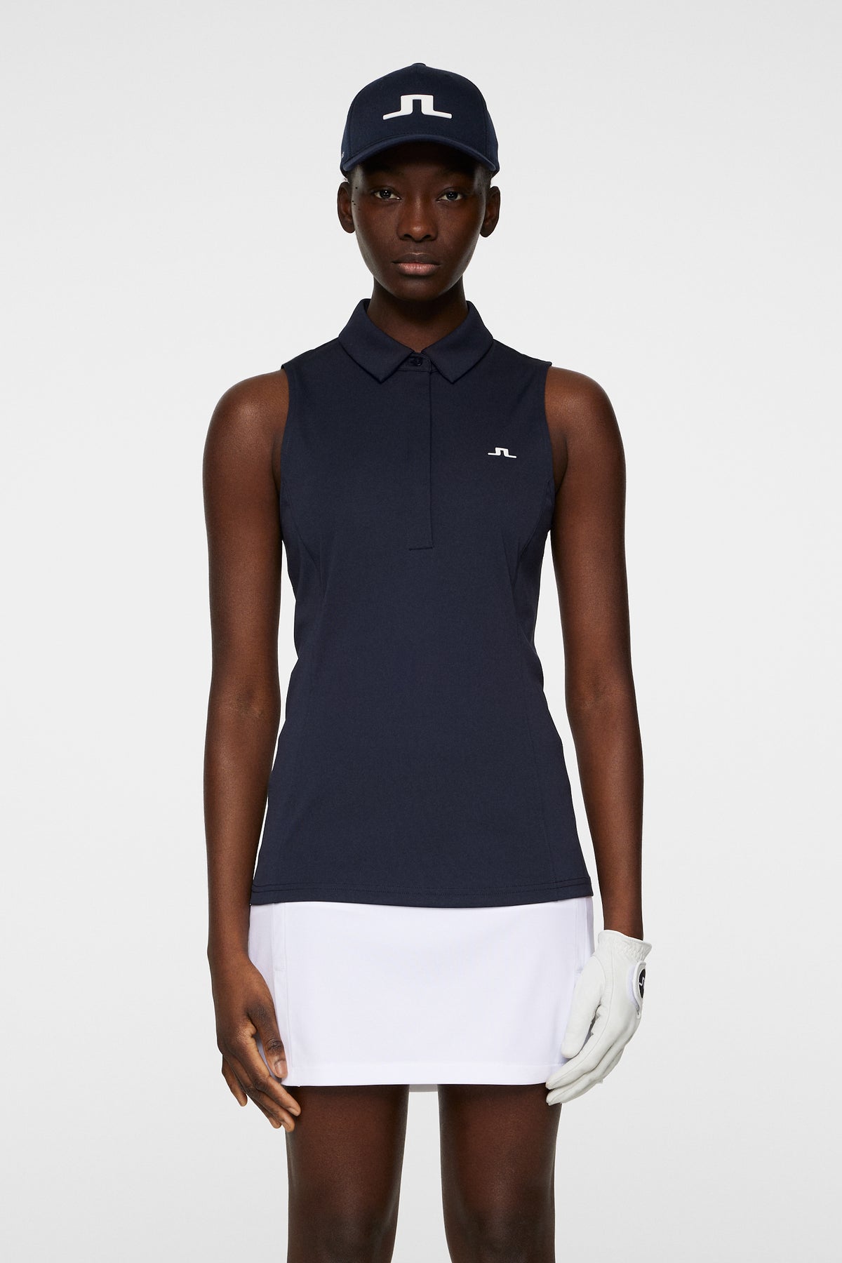 Dena Sleeveless Top in JL Navy by J.Lindeberg