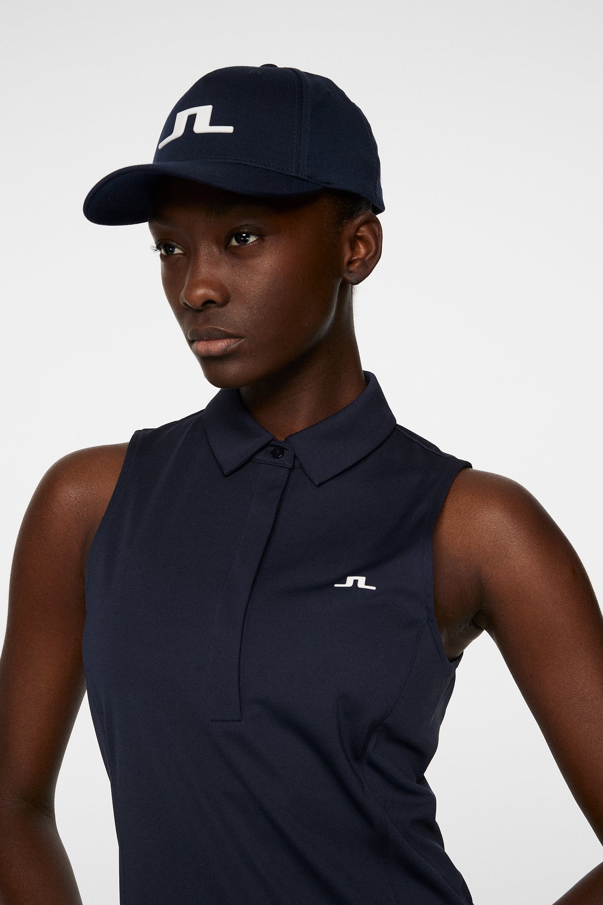 Dena Sleeveless Top in JL Navy by J.Lindeberg