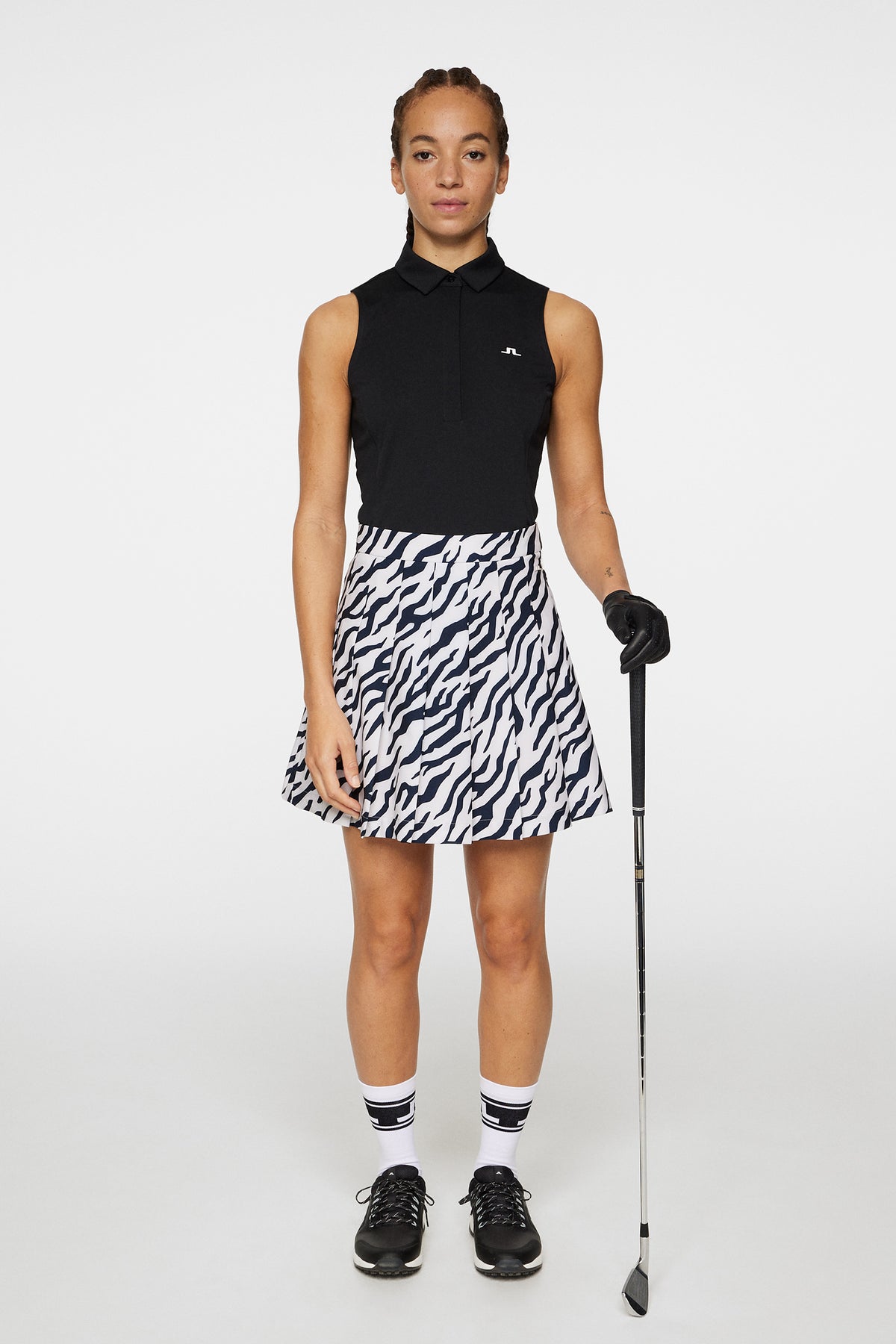 Dena Sleeveless Top in Black by J.Lindeberg