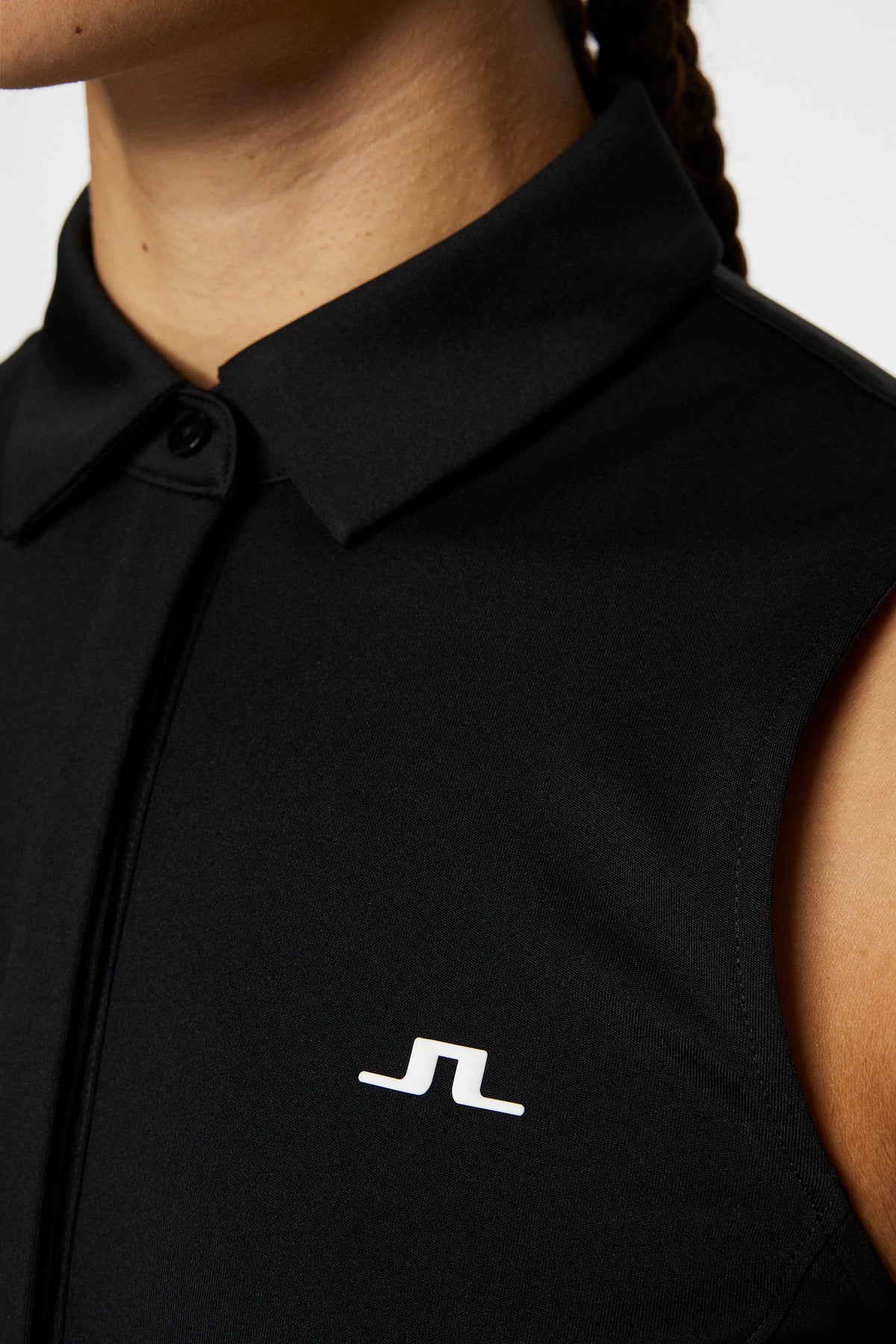 Dena Sleeveless Top in Black by J.Lindeberg