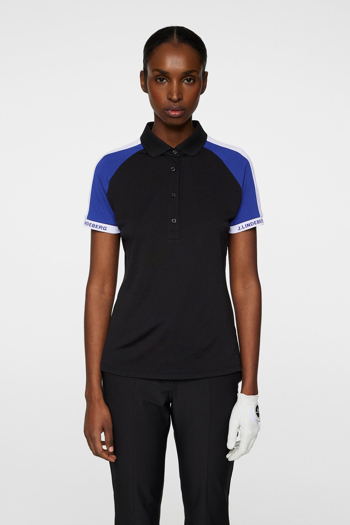 Priya Polo in Black by J.Lindeberg