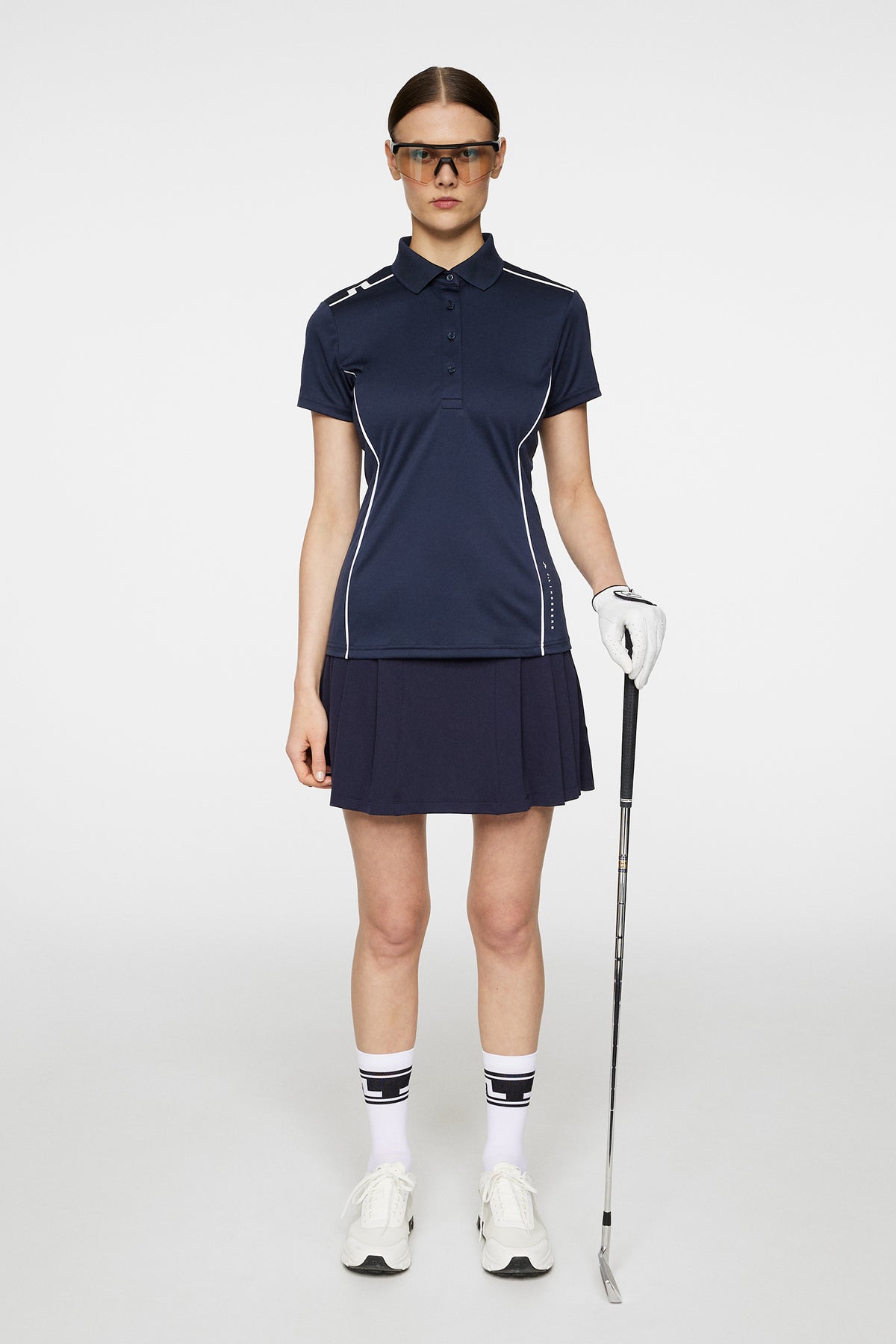 Leyla Polo in JL Navy by J.Lindeberg