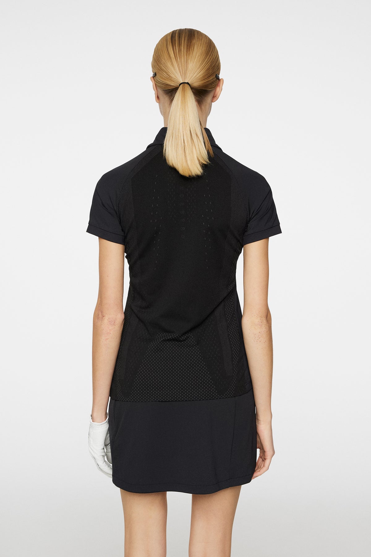 Bobi Tech Polo in Black by J.Lindeberg