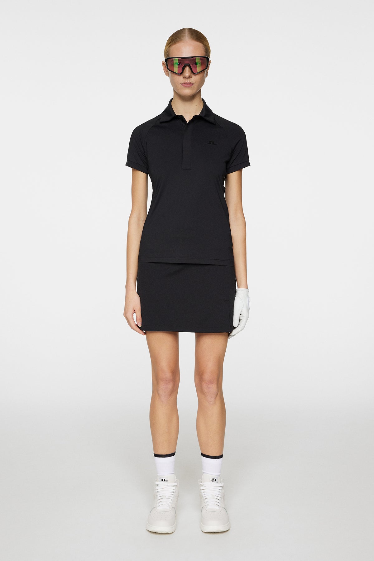 Bobi Tech Polo in Black by J.Lindeberg
