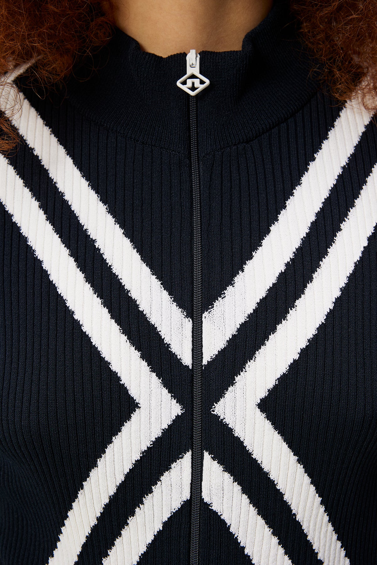 Flora Knitted Sweater in JL Navy by J.Lindeberg