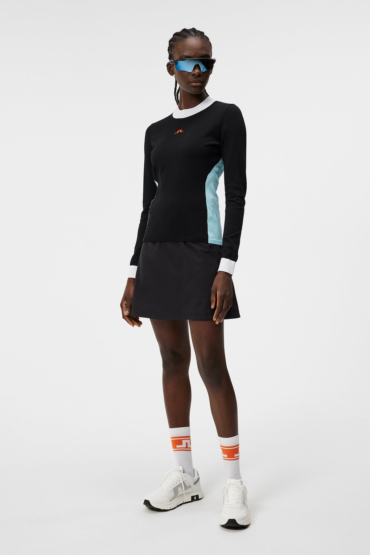 Meadow Knitted Sweater in Black by J.Lindeberg
