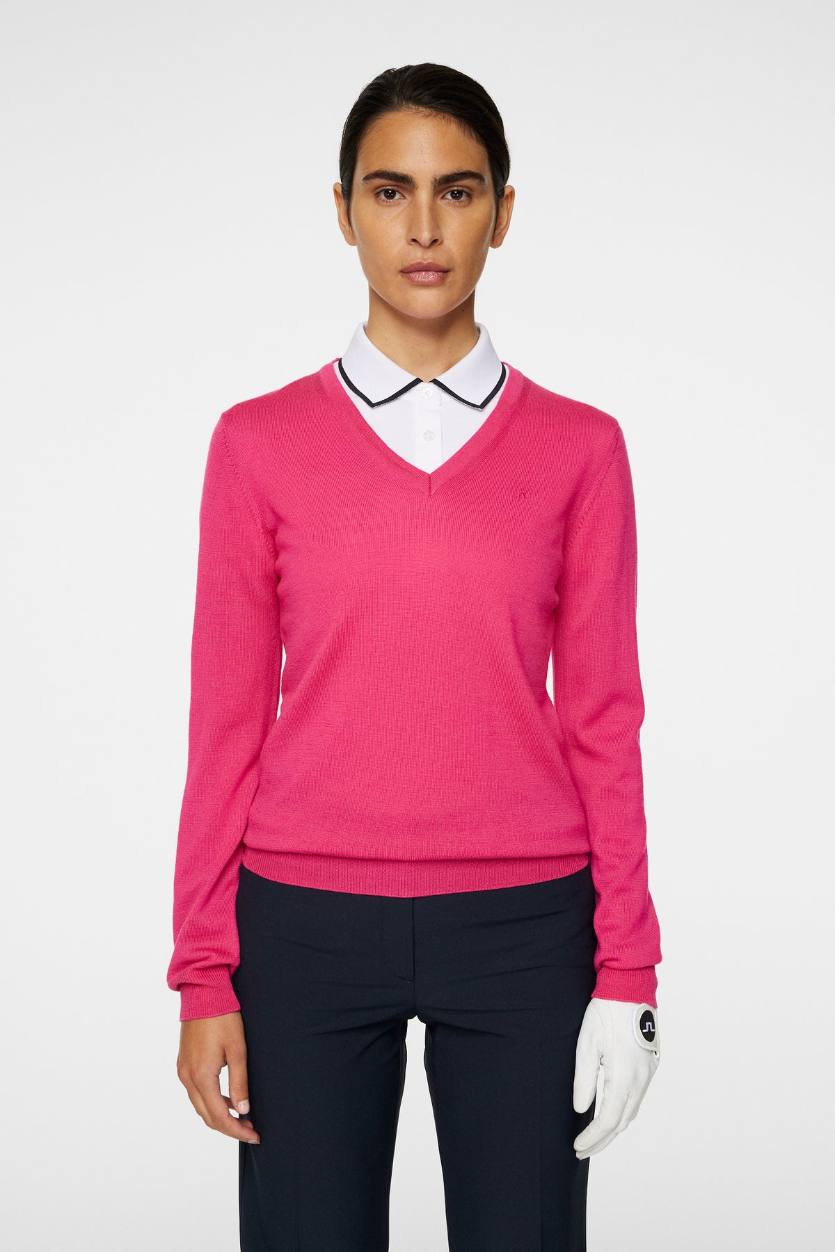 Amaya Knitted Sweater in Pink Peacock by J.Lindeberg