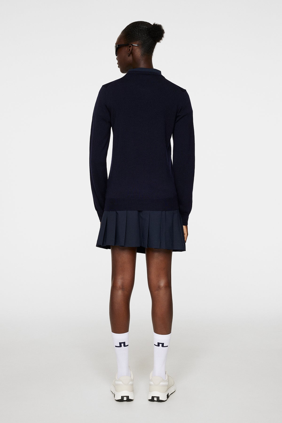 Aria Knitted Sweater in JL Navy by J.Lindeberg