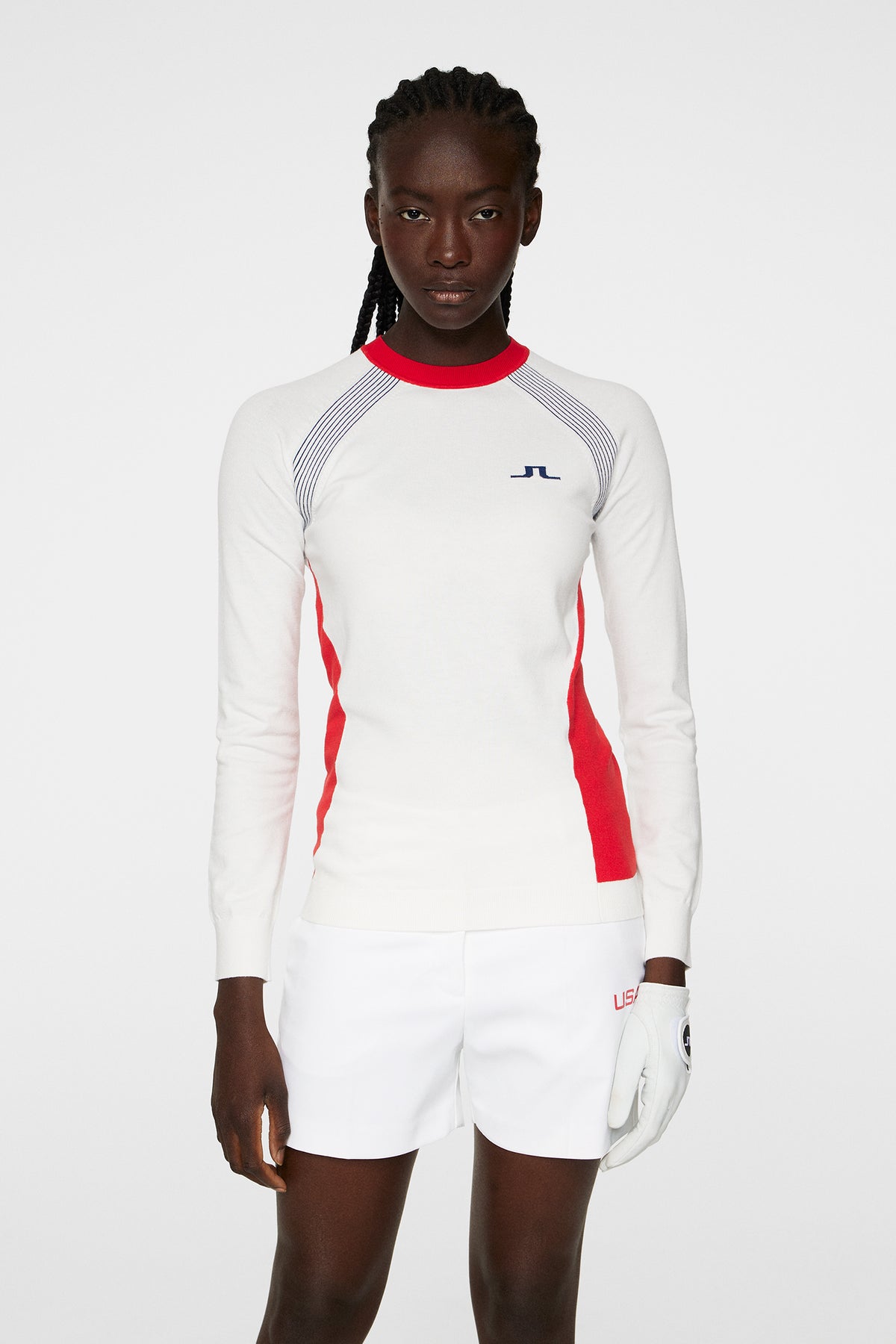 Josette knit in White by J.Lindeberg