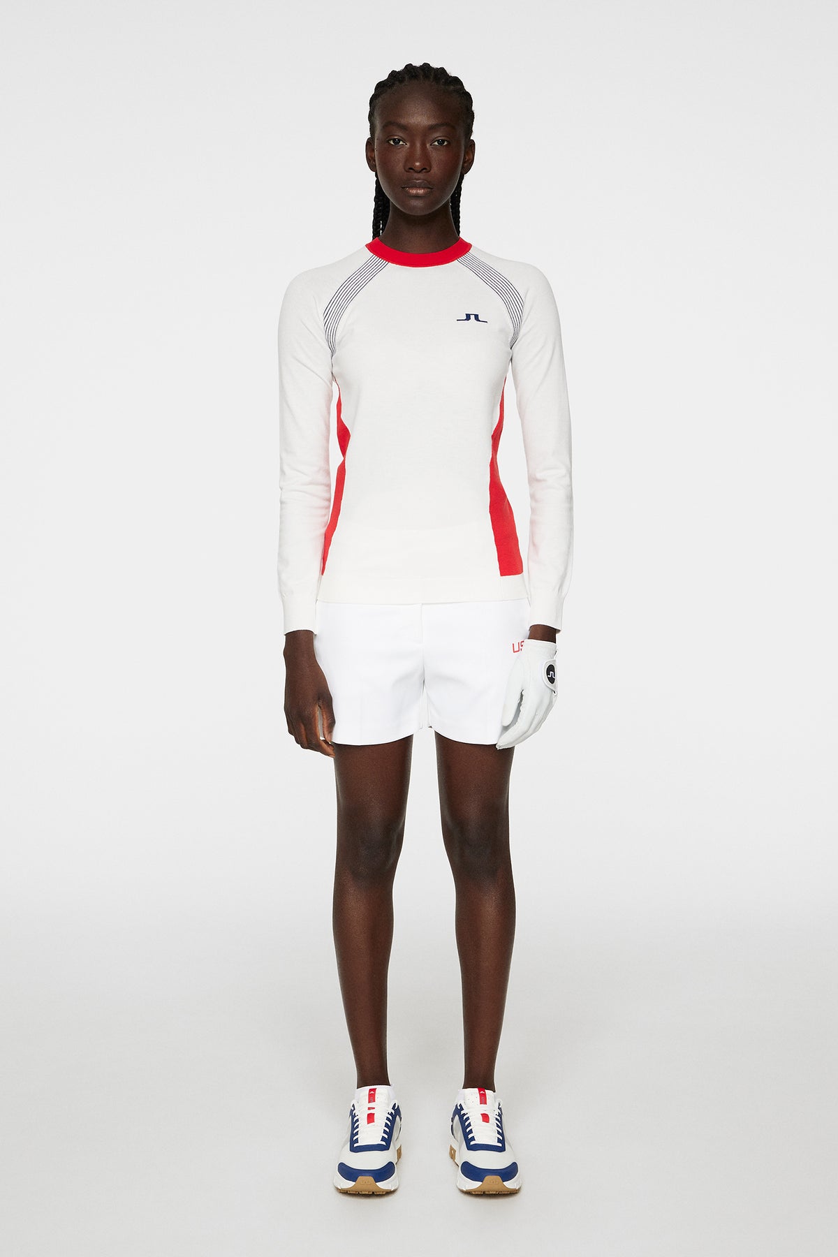 Josette knit in White by J.Lindeberg